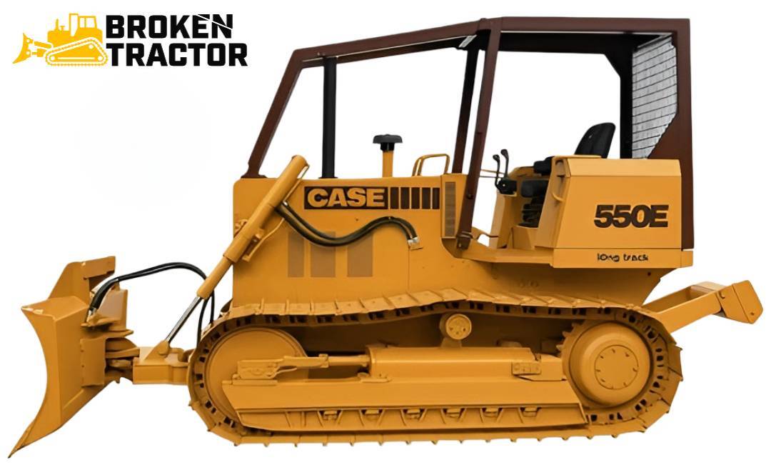 Case 550E Crawler Dozer &mdash; Cummins-derived 4-390 diesel, 1988&ndash;1996