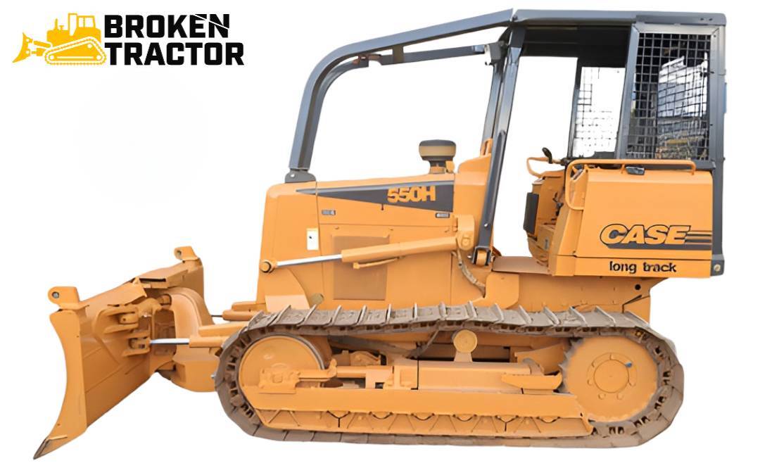 Case 550H LT Long-Track Crawler Dozer - Cummins 4T-390 turbo, hydrostatic drivetrain, 2001-2010