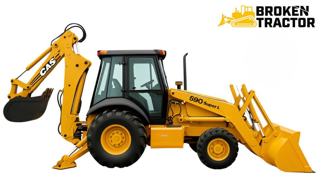 Case 590 Super L larger-frame L-generation backhoe loader