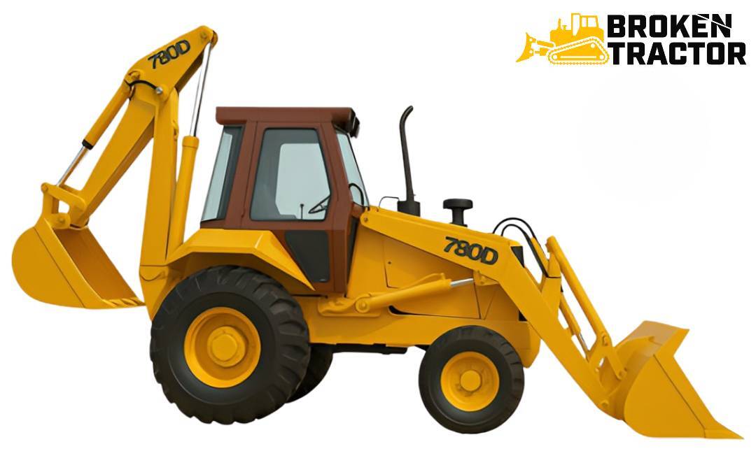 Case 780D Construction King — 1988–1993, final 780-line backhoe loader