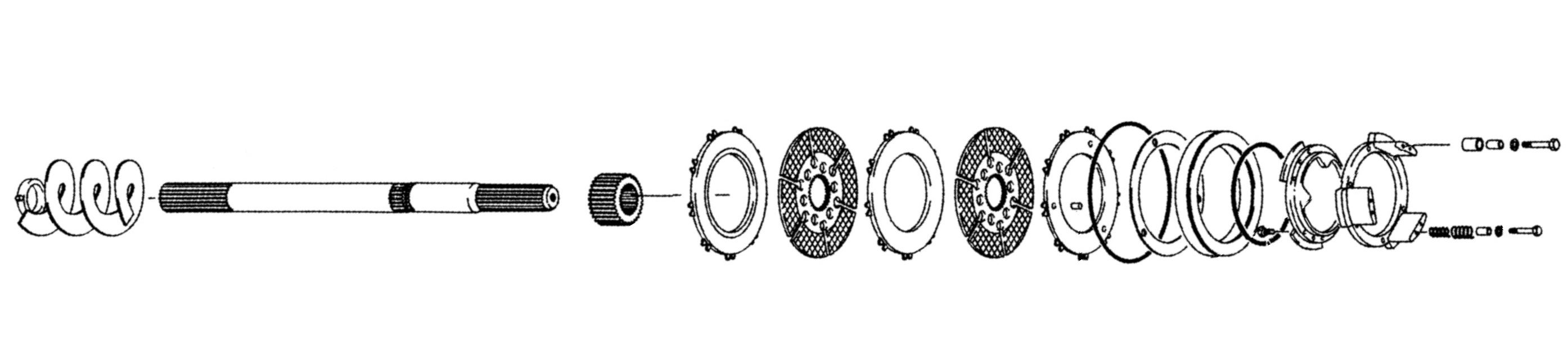 Case 580L Backhoe Brake Parts