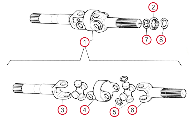 Front Axle Shaft