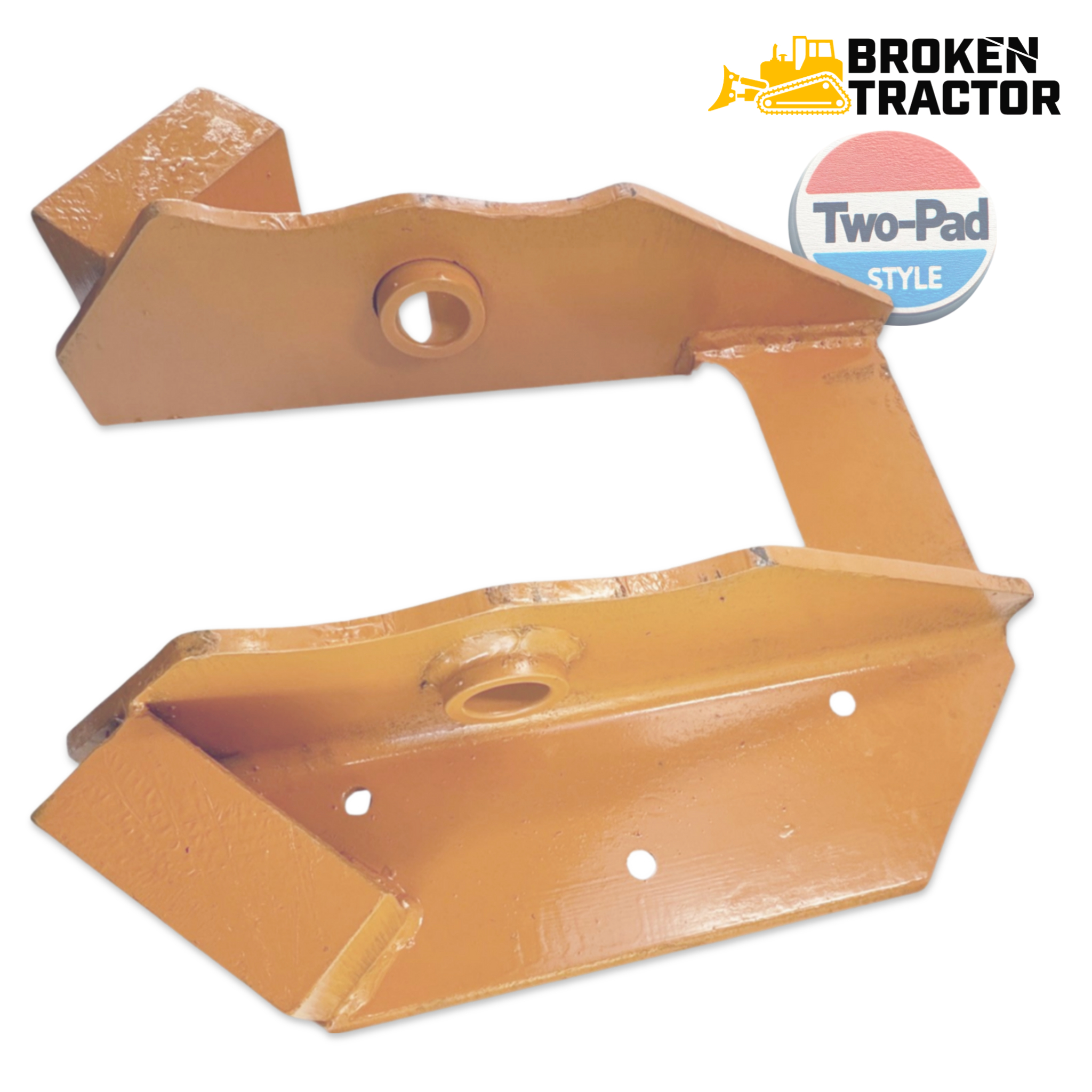 Case Backhoe Dual-Use Stabilizer Plate, Two-Pad Style