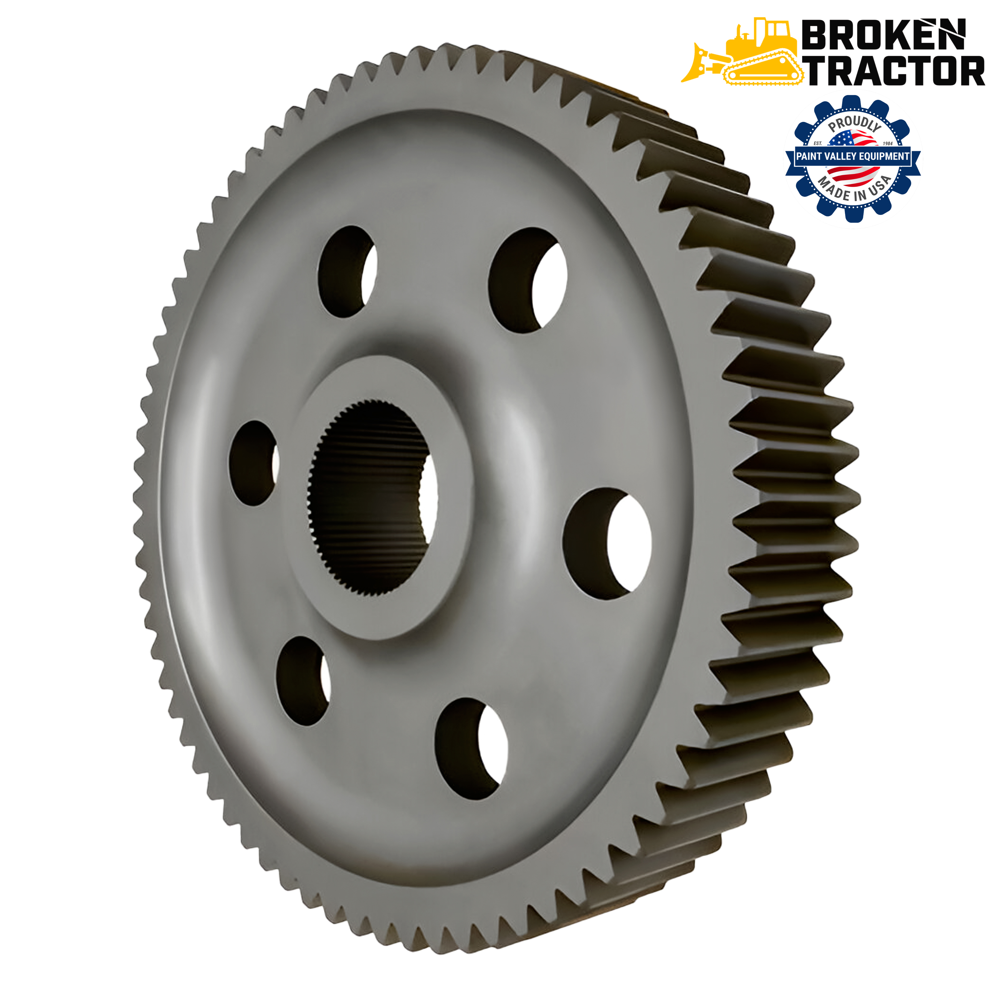 70-Tooth Final Drive Spur Gear for John Deere Dozers | Broke