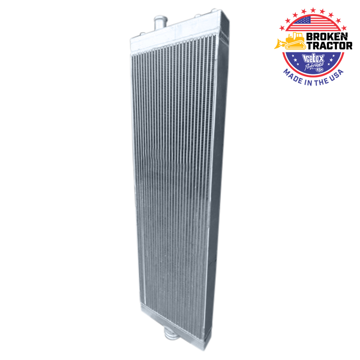 Komatsu Radiator for D155AX-7, D155AX-8 Bulldozers | Broken