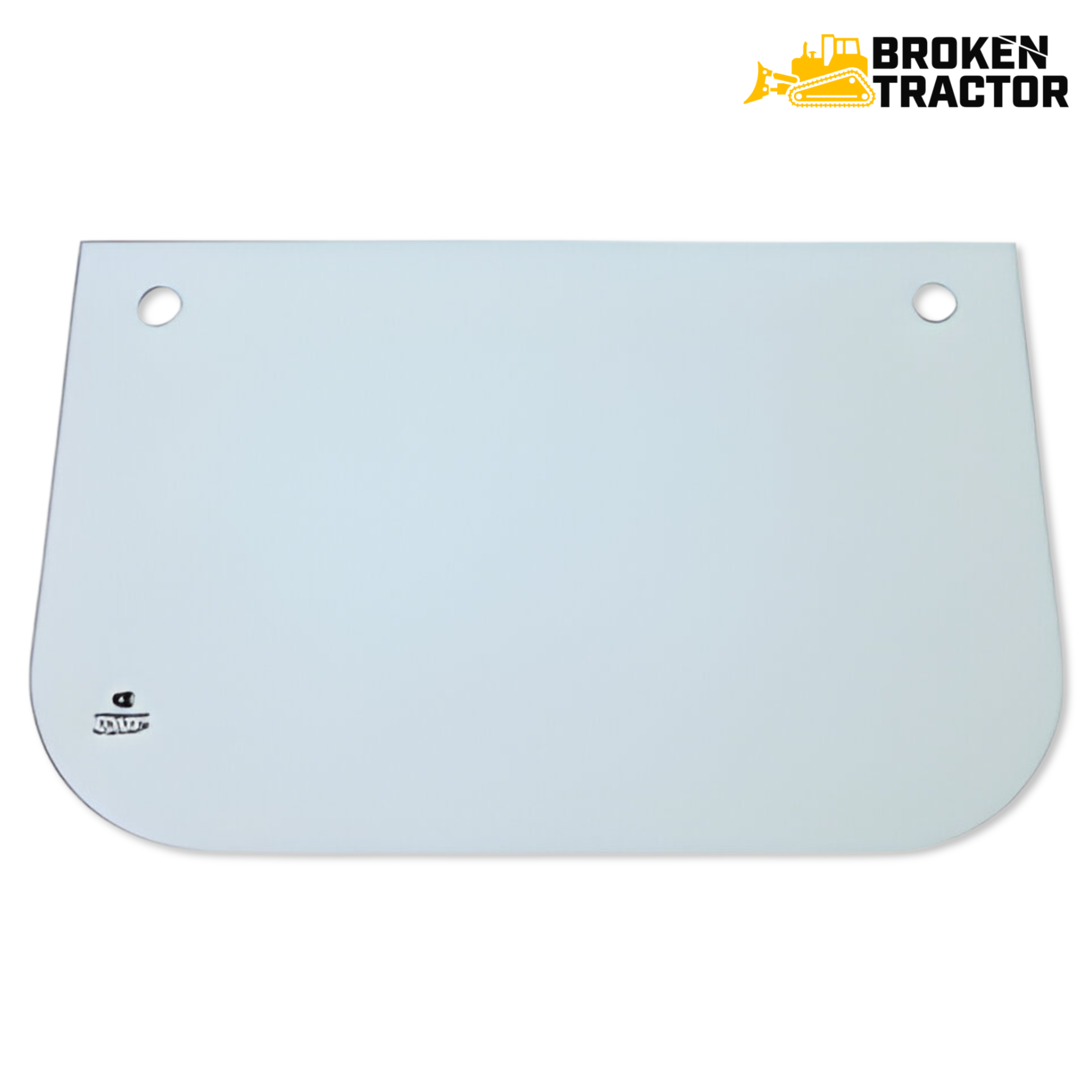 Komatsu Lower Windshield Glass | Broken Tractor | 22B-54-284