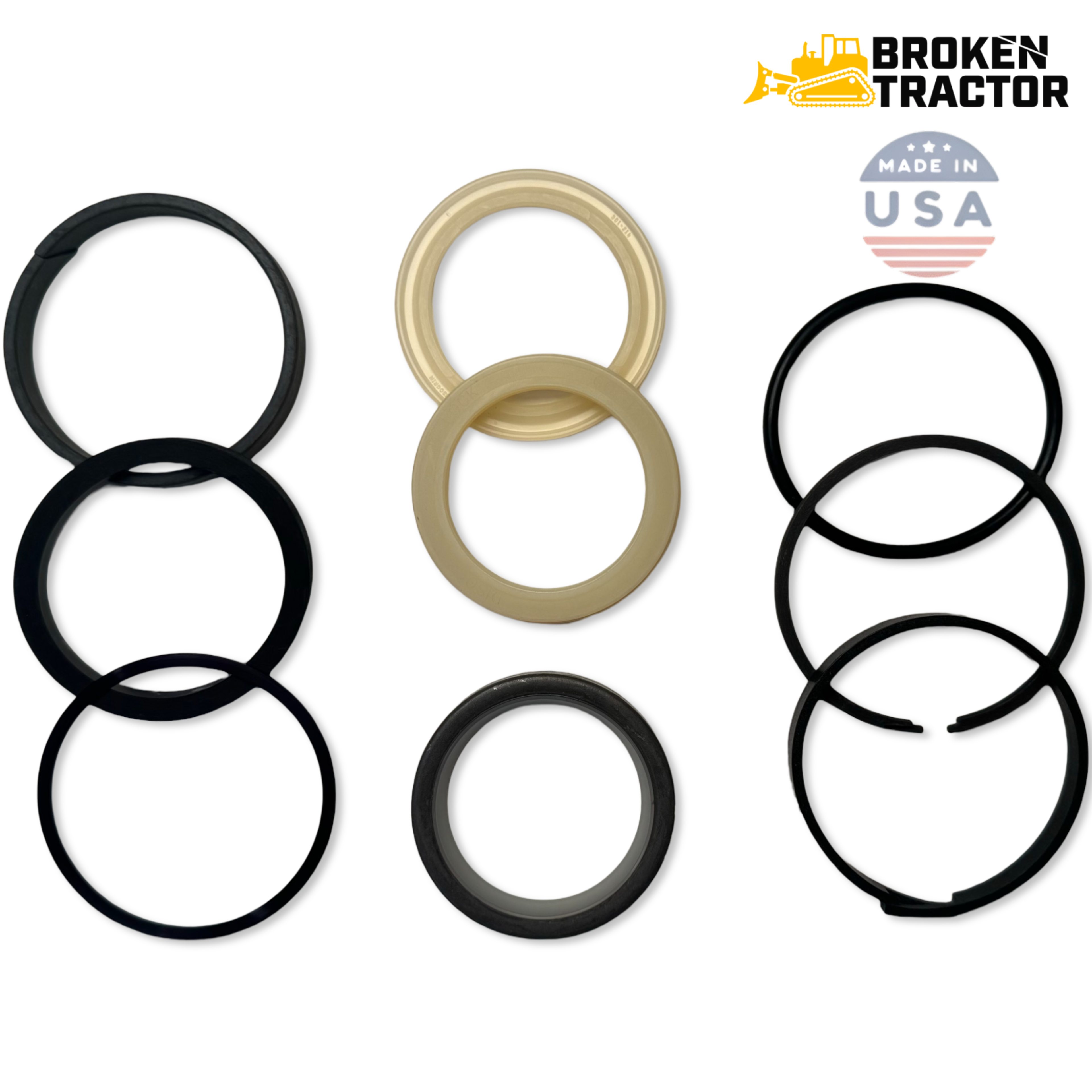 Arko Tractor Lift Cylinder Seal Kit - Perfect Fit For Bobcat A300, A770, S250-S770 & T300-T750 Models | Replaces OEM 7137939