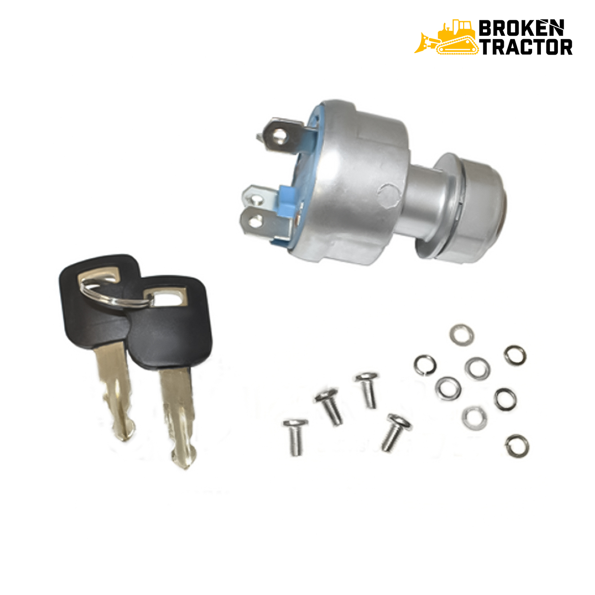 タキヨーク Ignition Switch for Tigercat Equipment - 64860A | Broken Tra