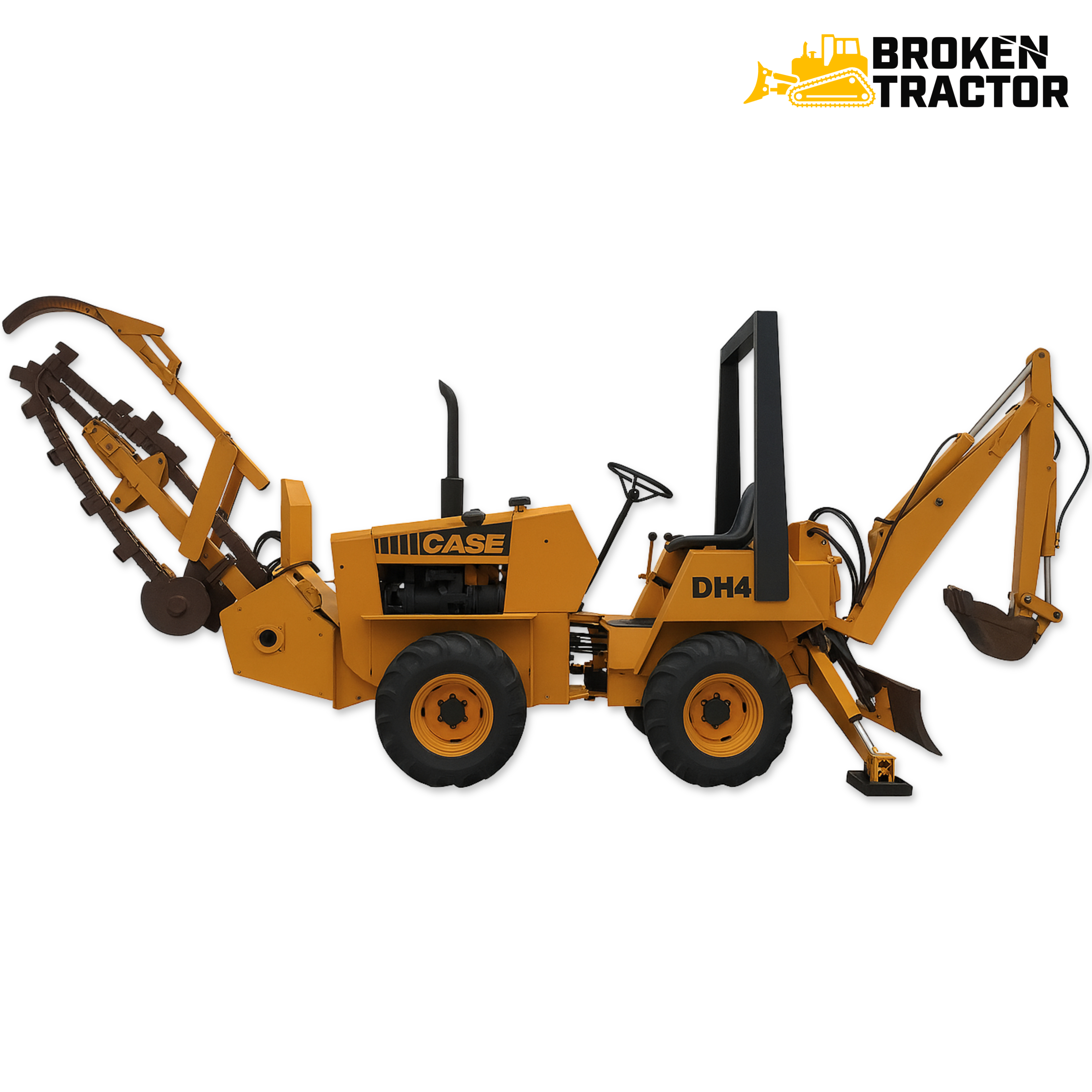 Case DH4B Trencher