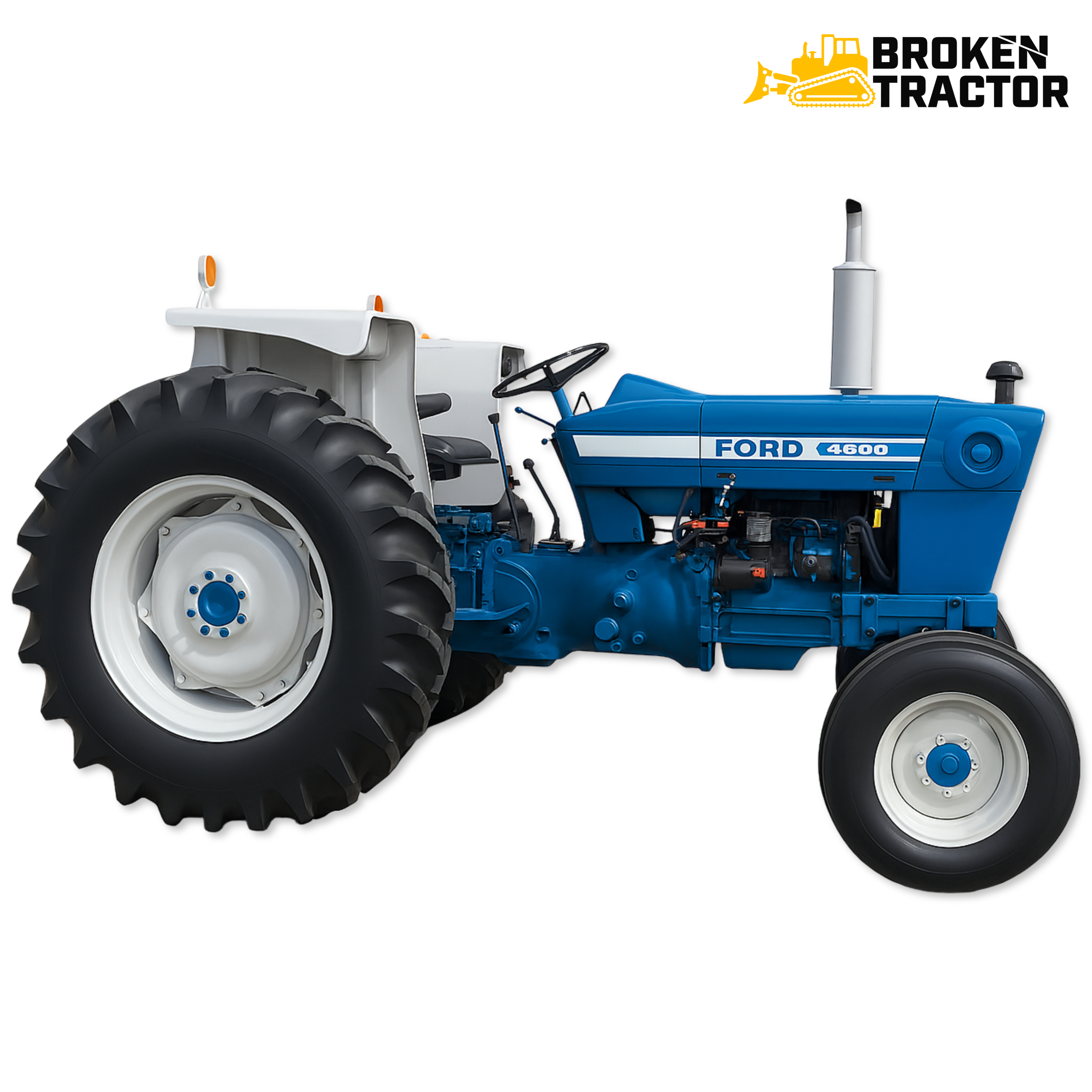 FORD 4600 トラクター この Ford 4600 買ったばっかりだよ。初めてのトラクターなんだ