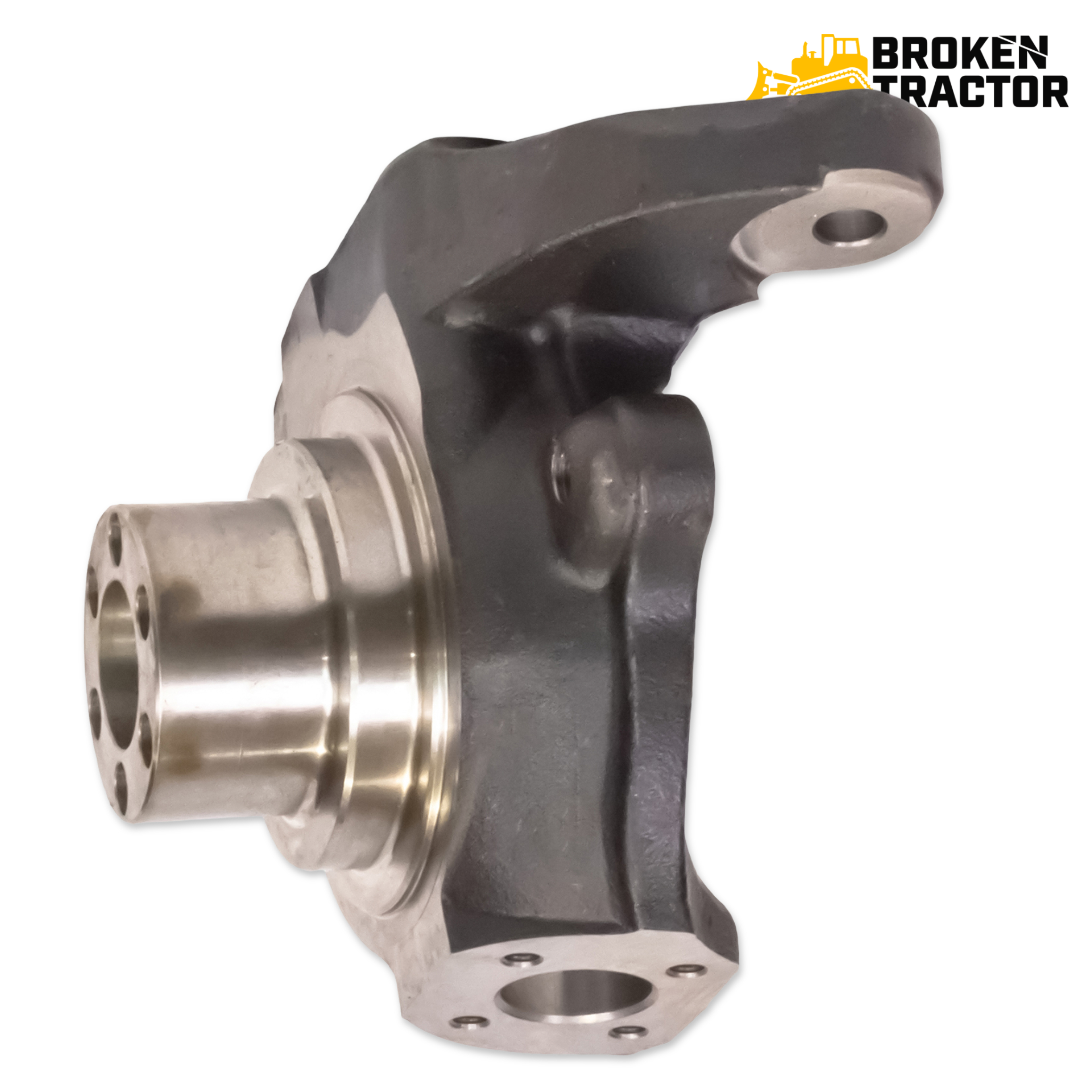 Case Backhoe Left Hand Steering Knuckle Swivel | Broken Trac