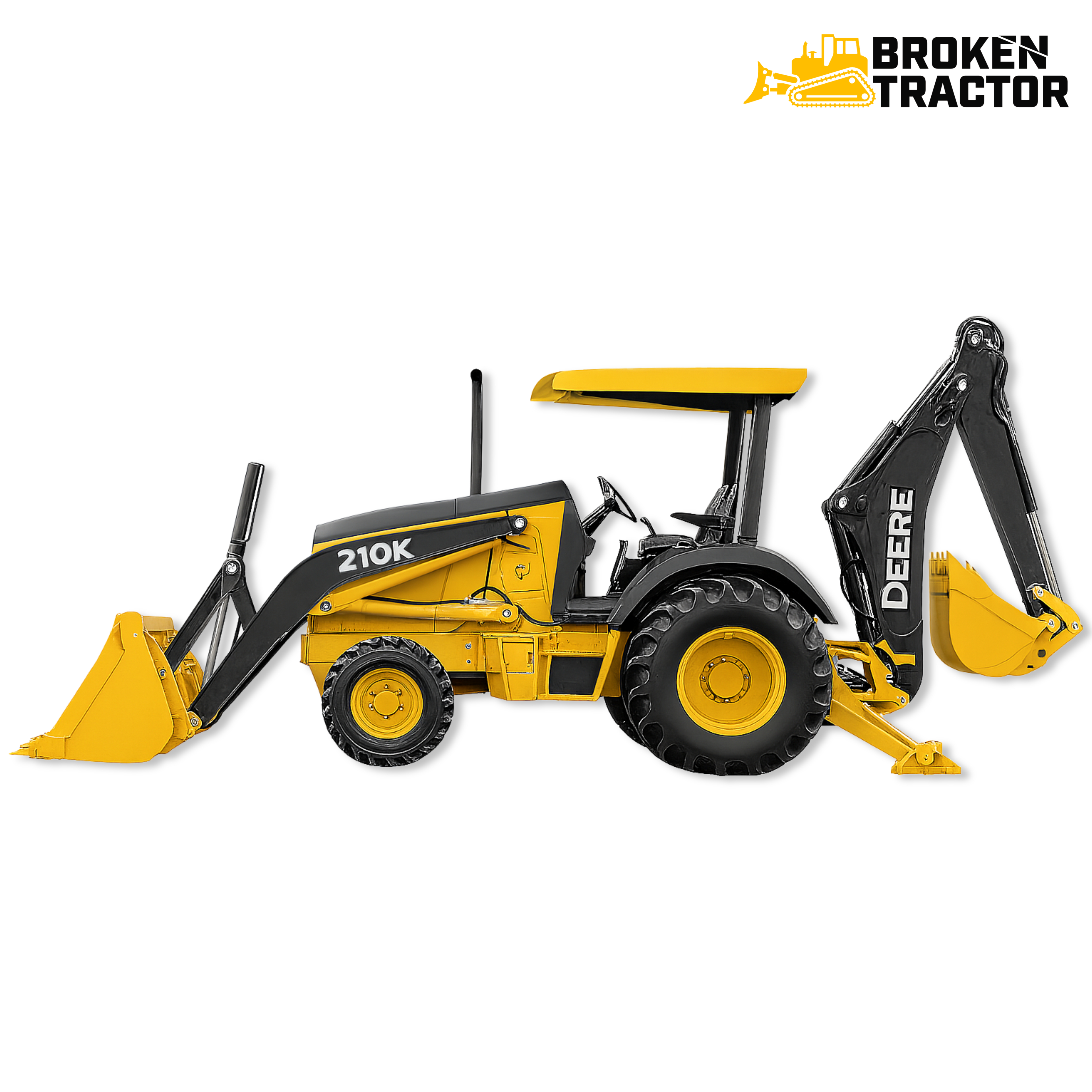John Deere 210K Tractor Loader Backhoe