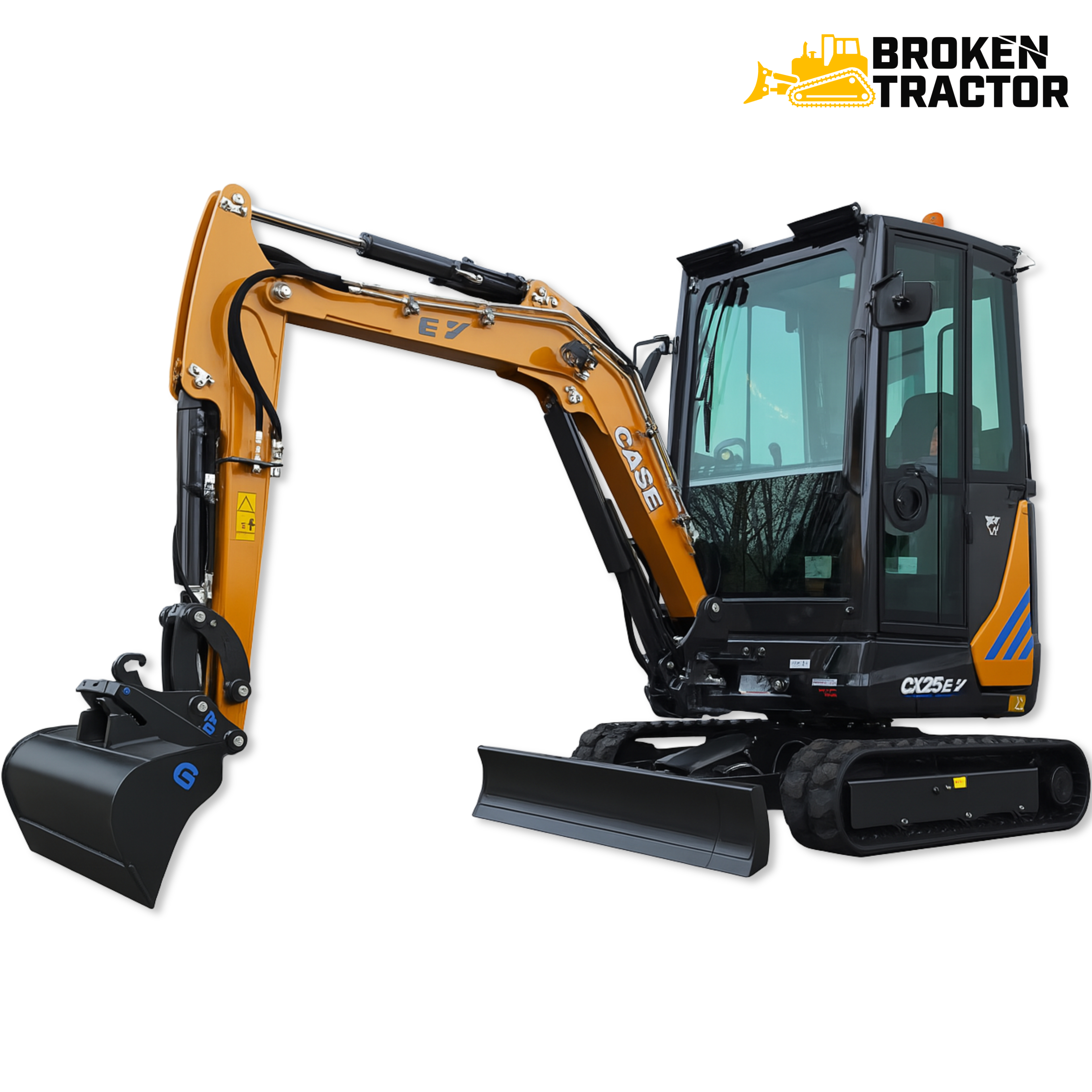 Case CX25EV Electric Mini Excavator