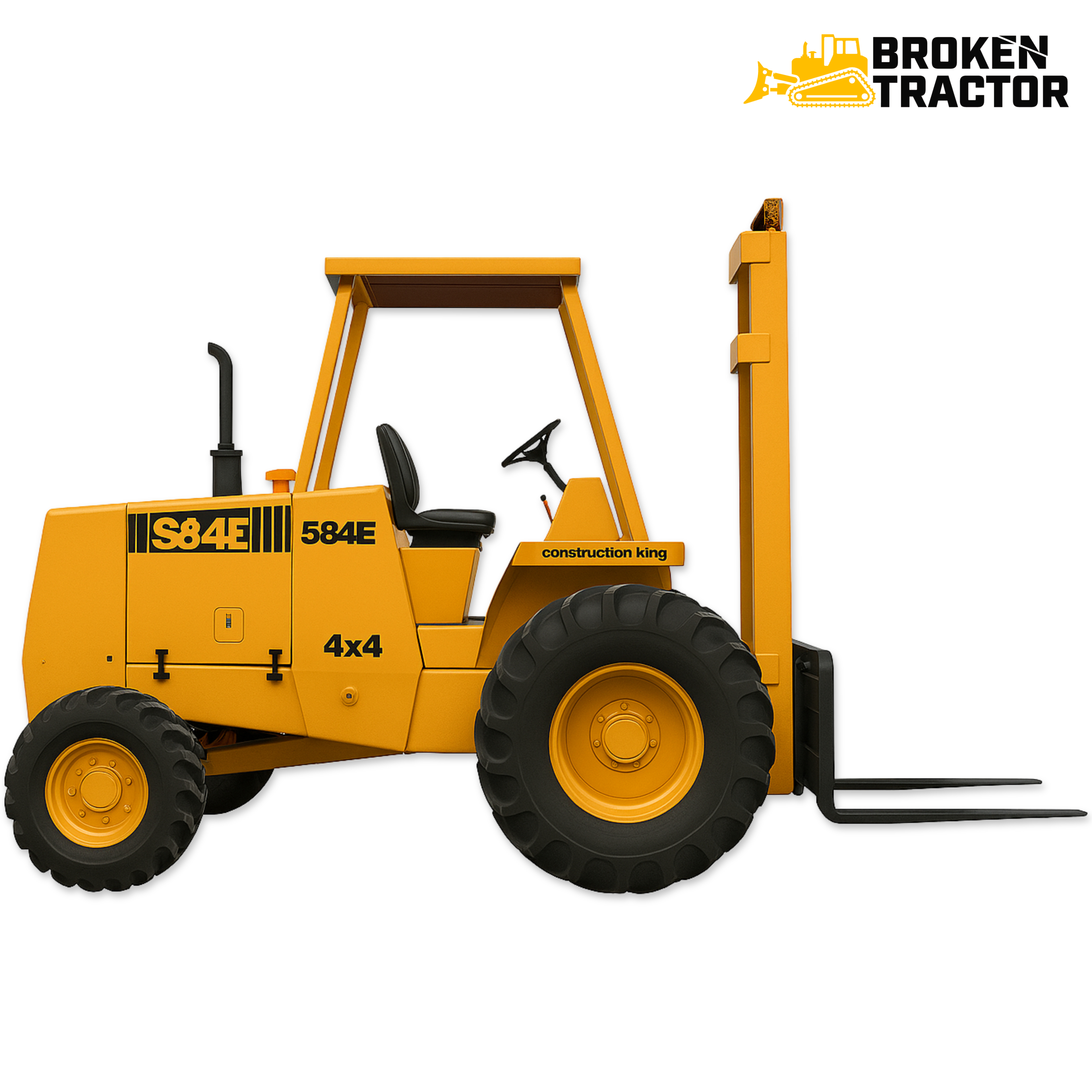 Case 584E Rough Terrain Forklift