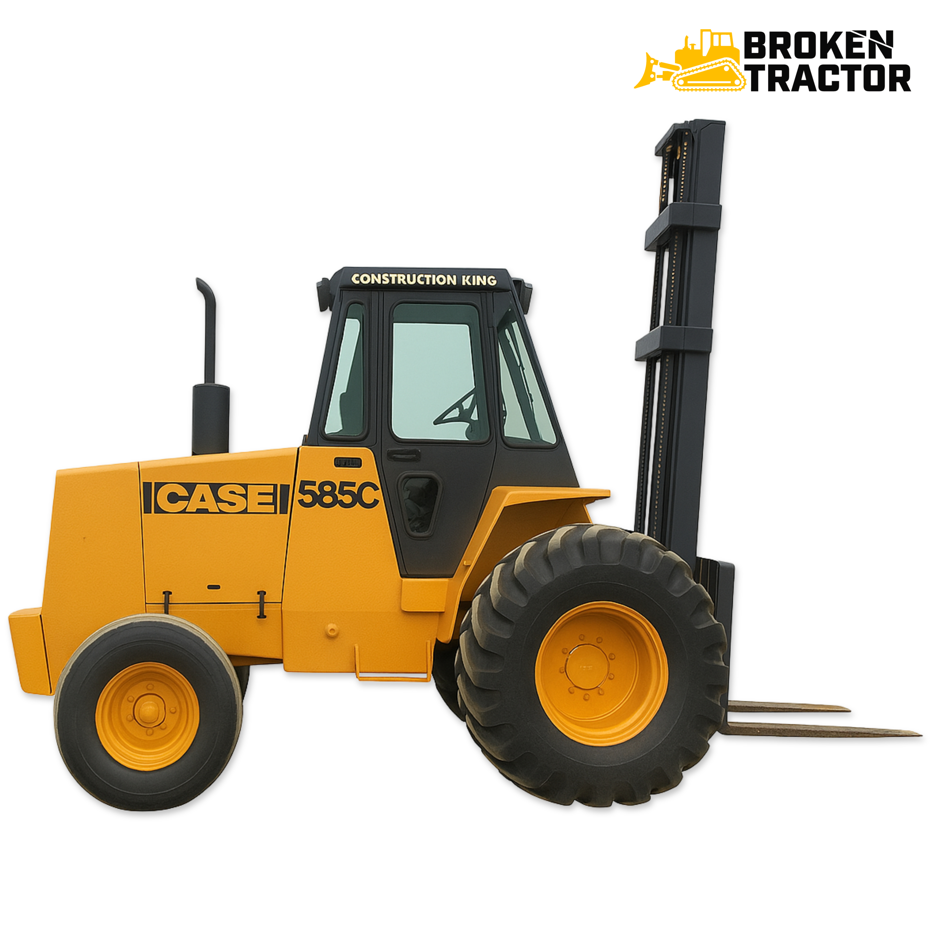 Case 585C Rough Terrain Forklift
