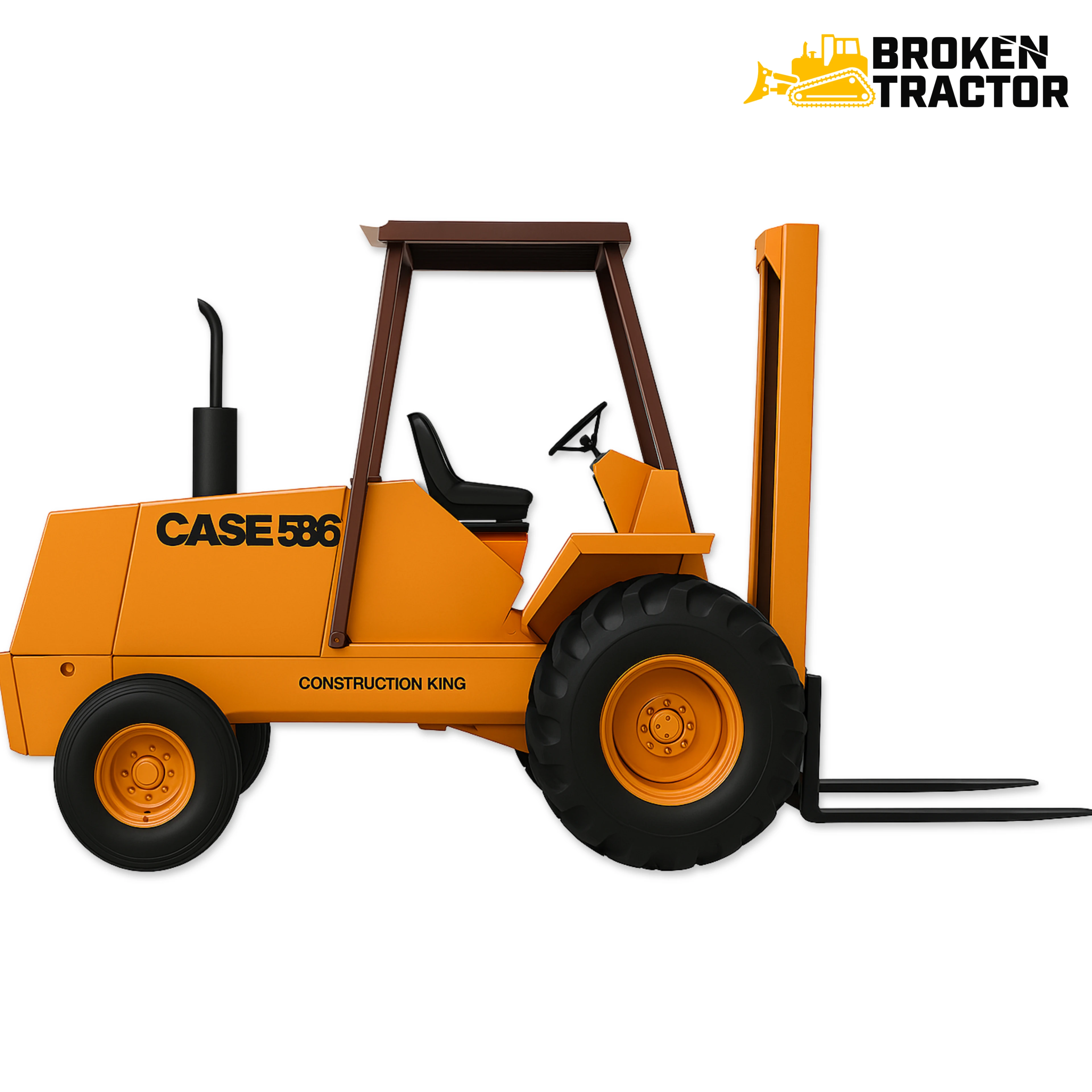 Case 586 Rough Terrain Forklift