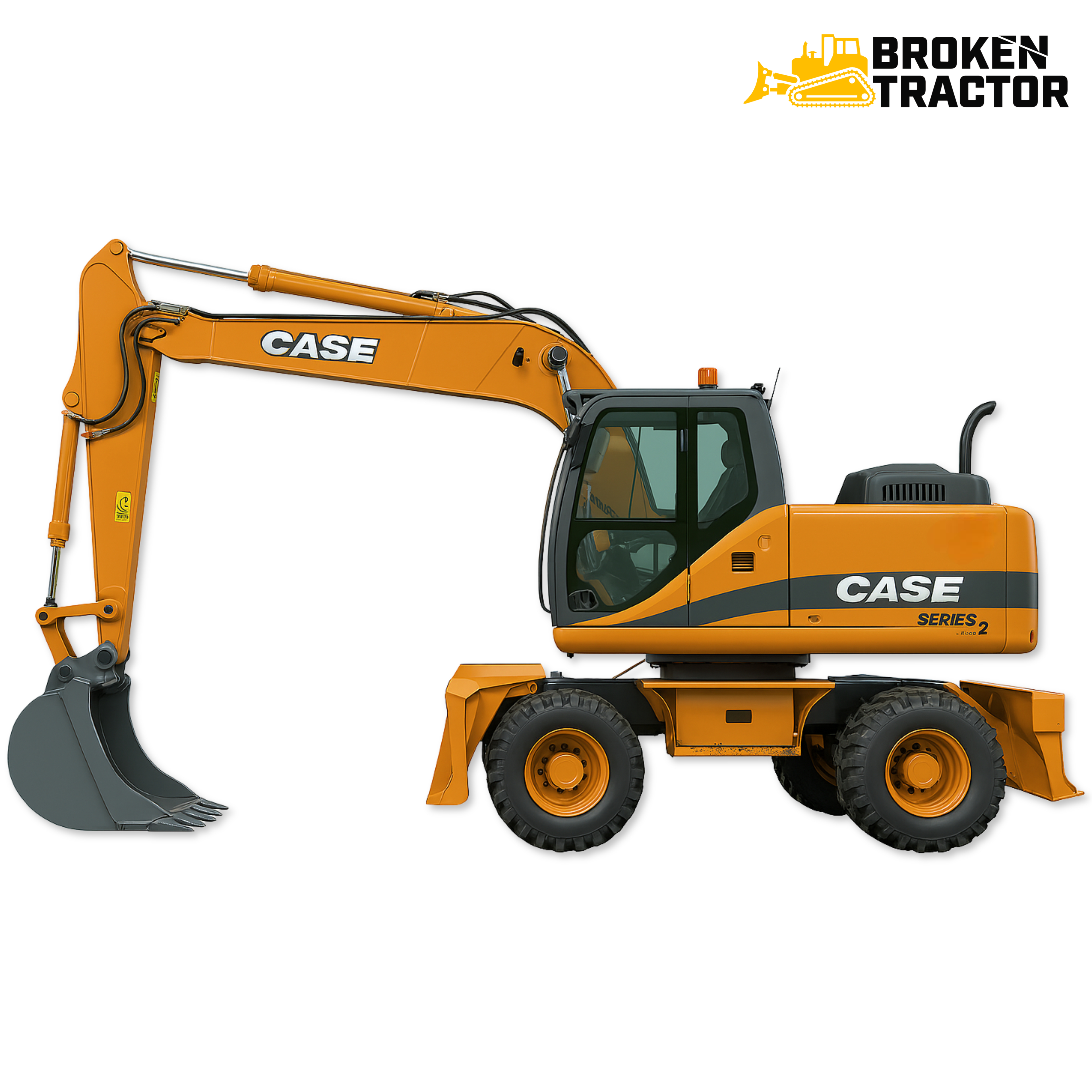 Case WX165 Wheeled Excavator