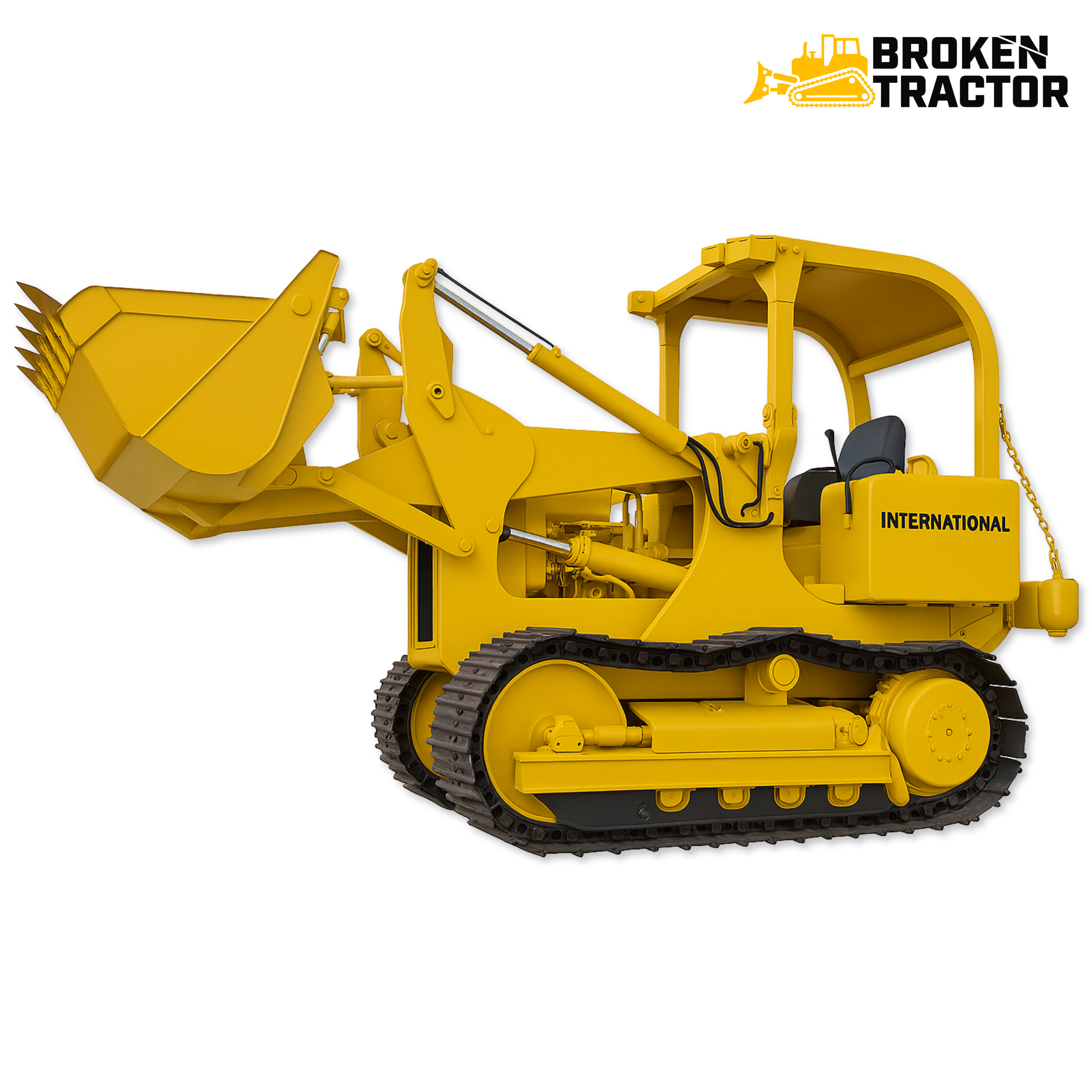 IH 100C Crawler Loader
