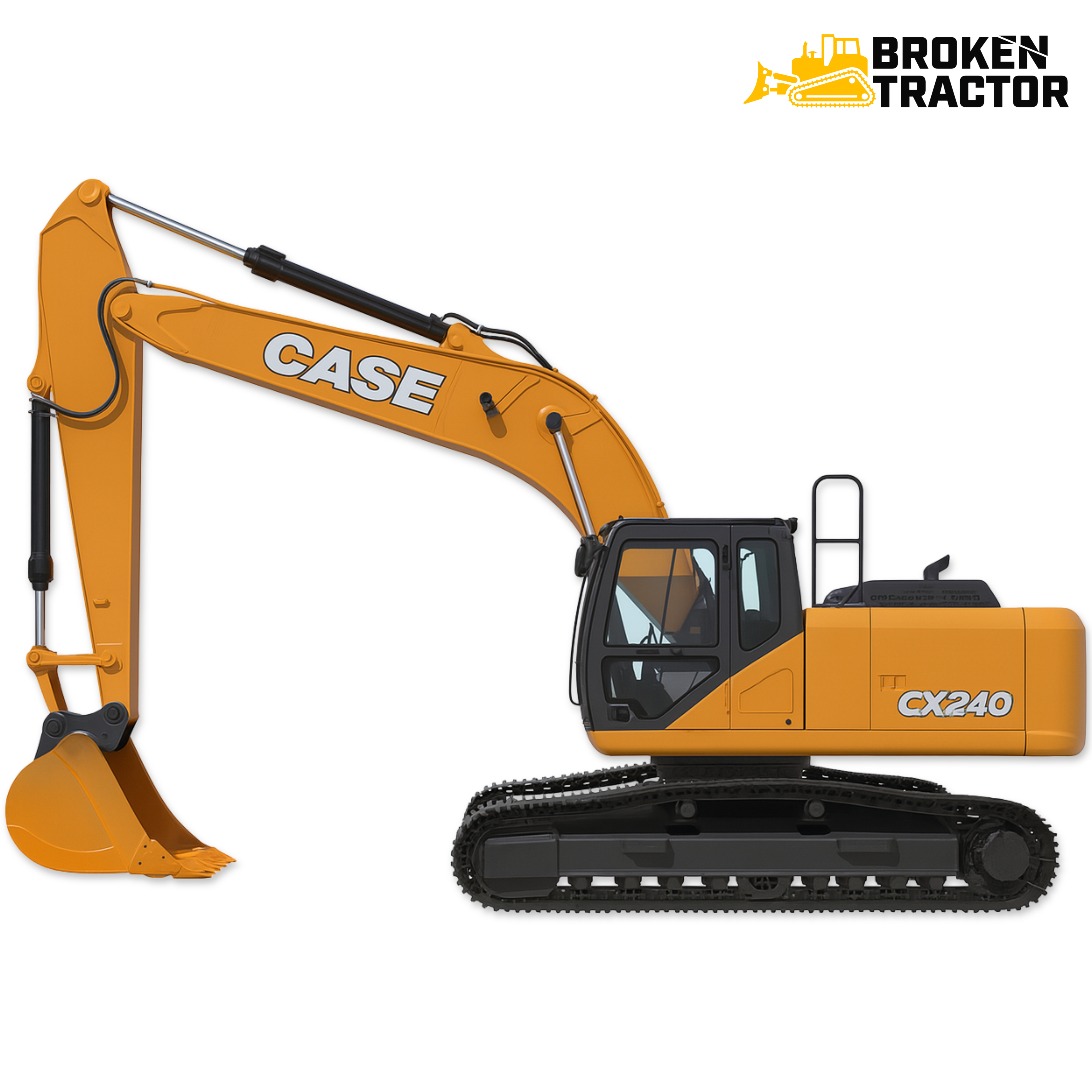 Case CX240 Hydraulic Excavator