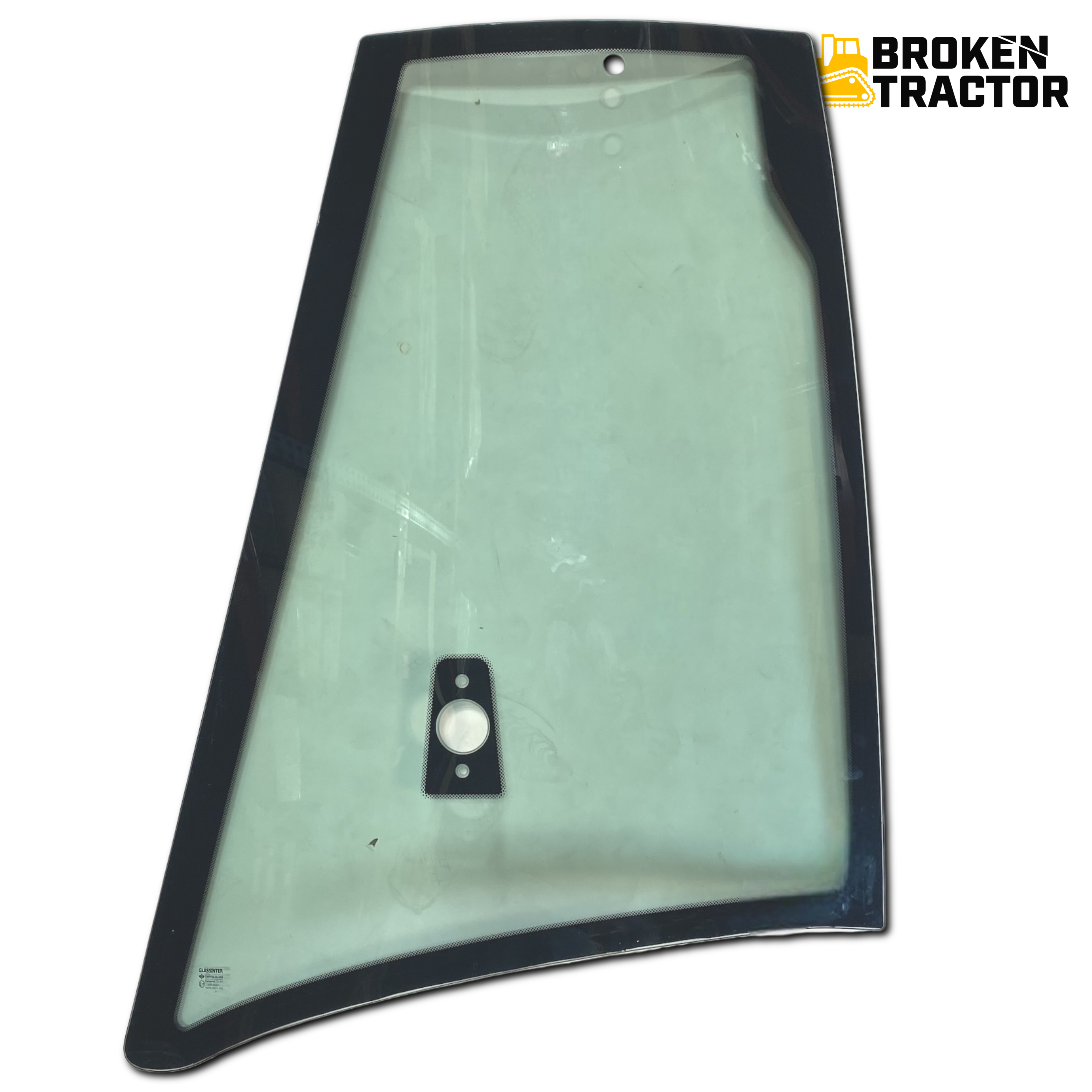 Right Rear Quarter Cab Glass | Broken Tractor | 338425A1