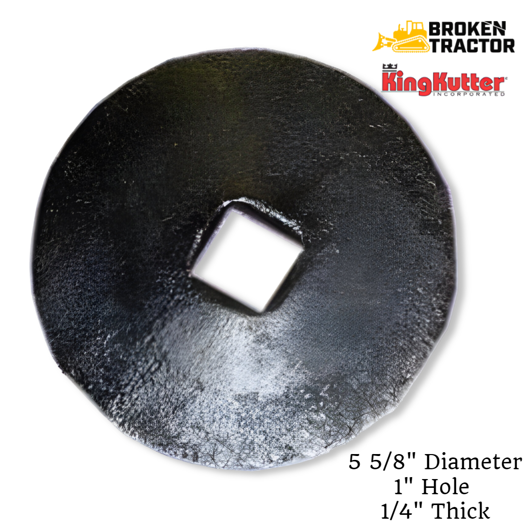 Round Axle Cap for King Kutter Angle Frame Disc Harrows | Br