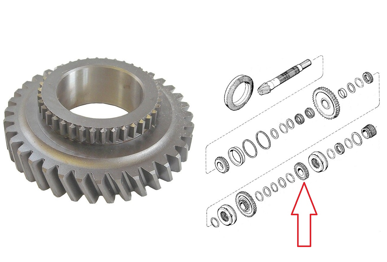 Case Backhoe Third Gear(36 Teeth) -- A190338