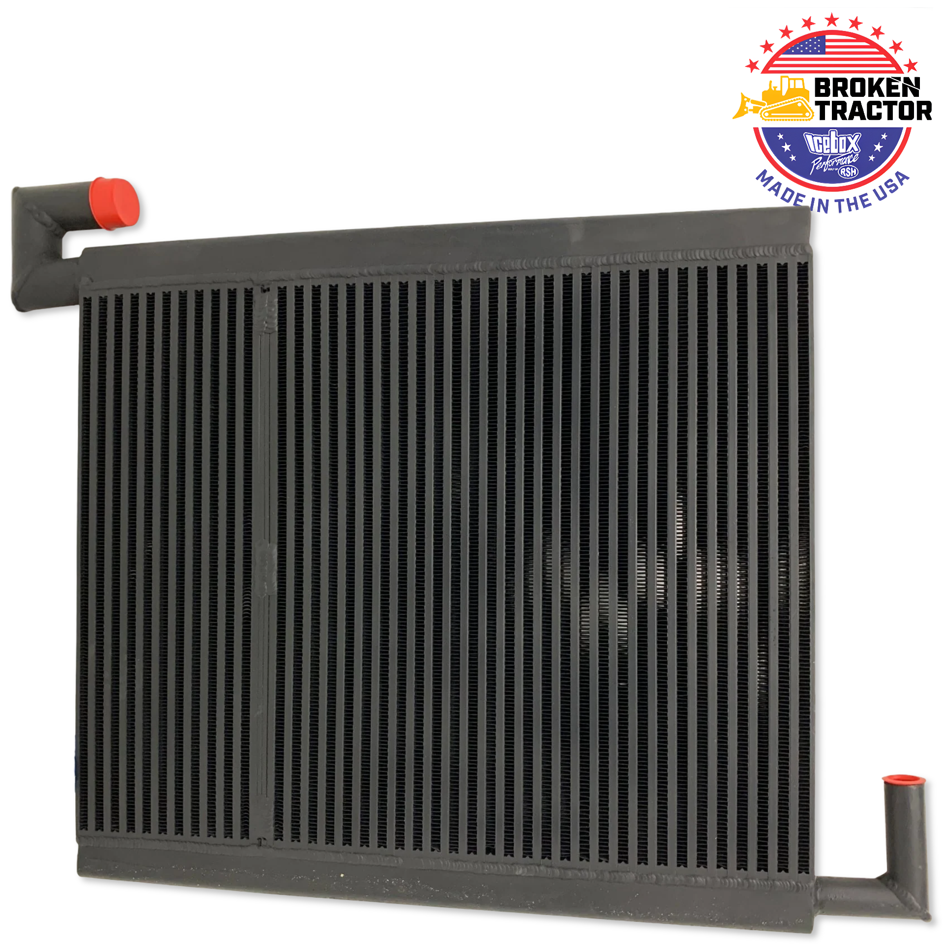Hydraulic Oil Cooler | Broken Tractor | JD 490E, EX100-2 | A