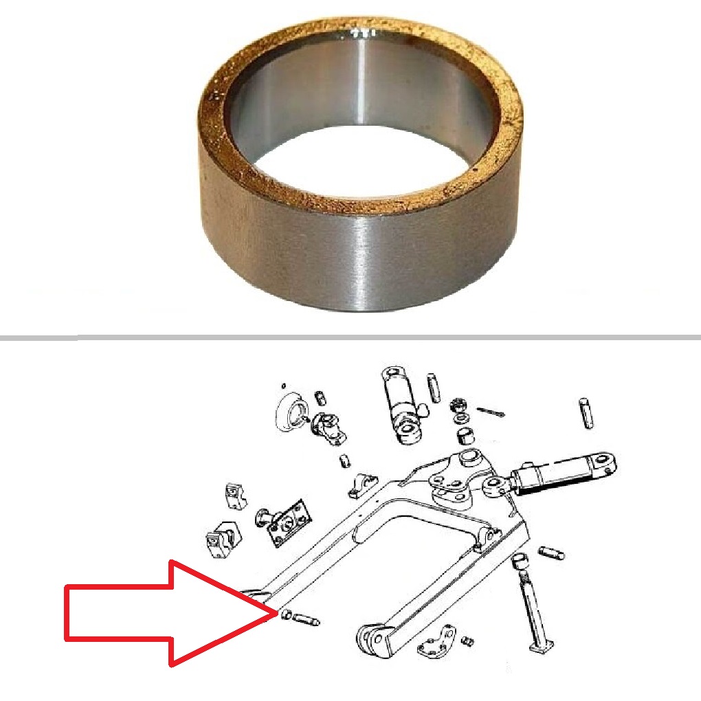 Case Dozer Blade Mount Bushing -- D32919