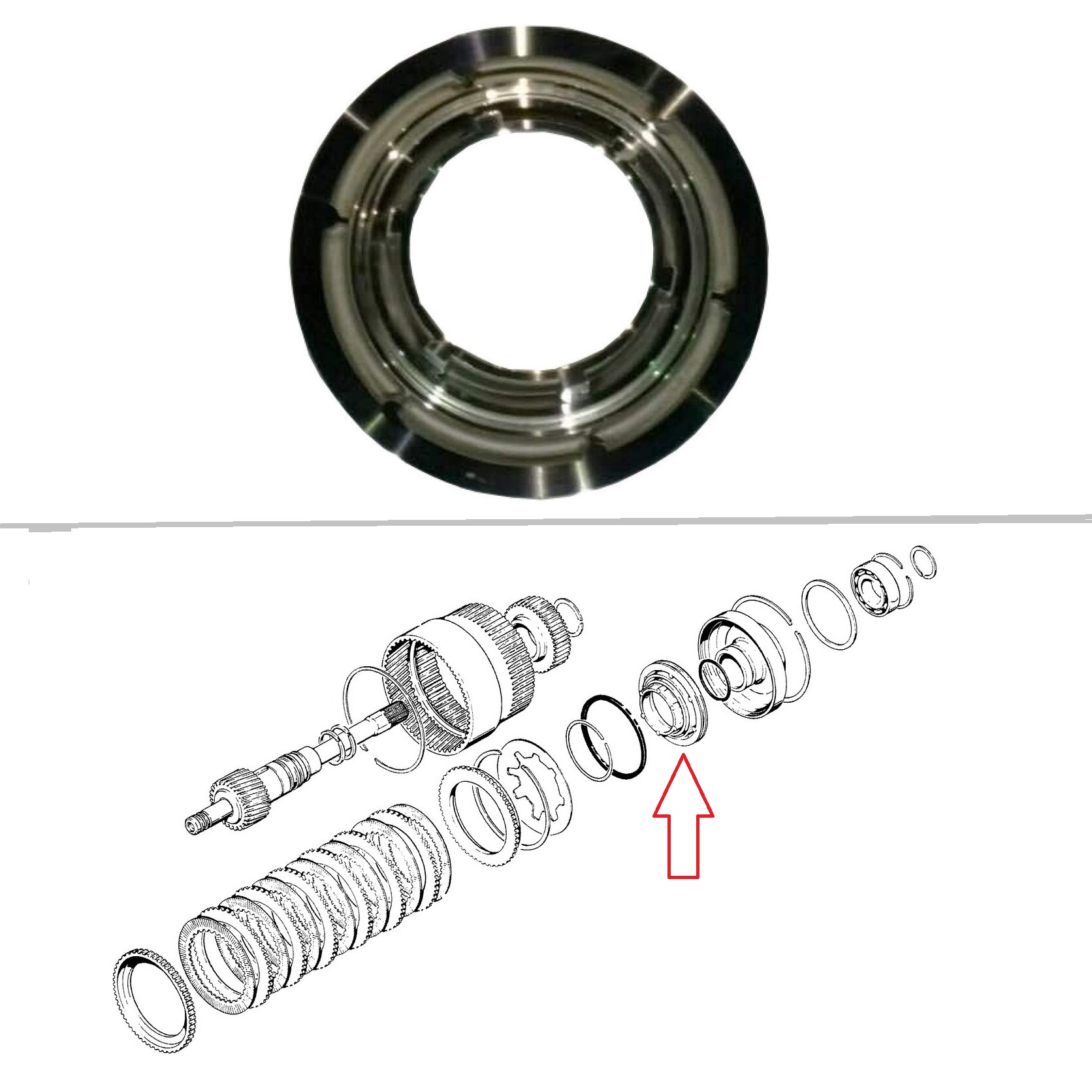 Case Power Shuttle Forward Clutch Piston -- D70670