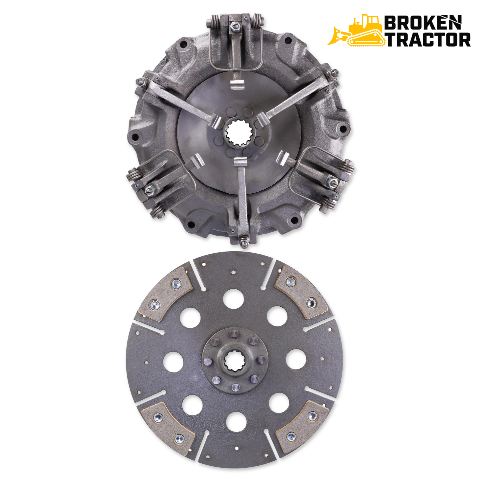 Dual Clutch and Pressure Plate Kit for Long Tractors | Broke