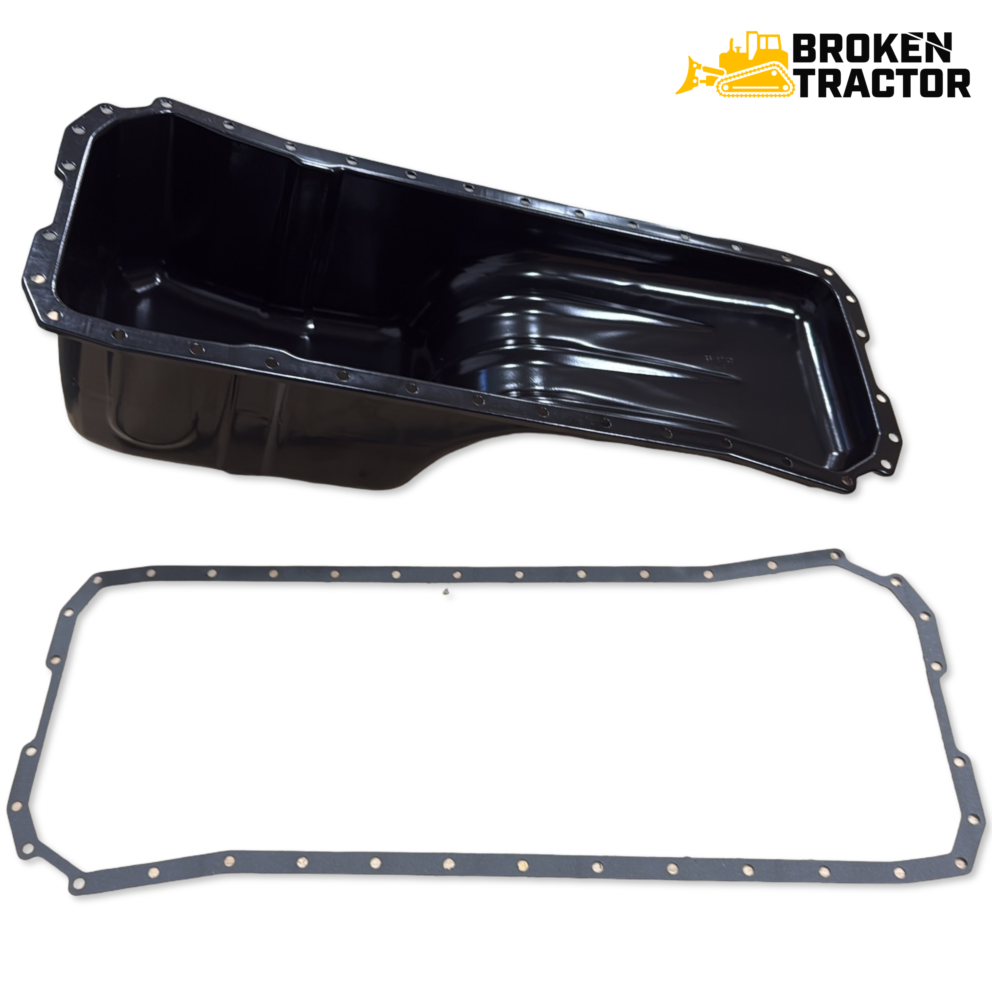 Case Cummins 6-Cylinder Engine Oil Pan | Broken Tractor