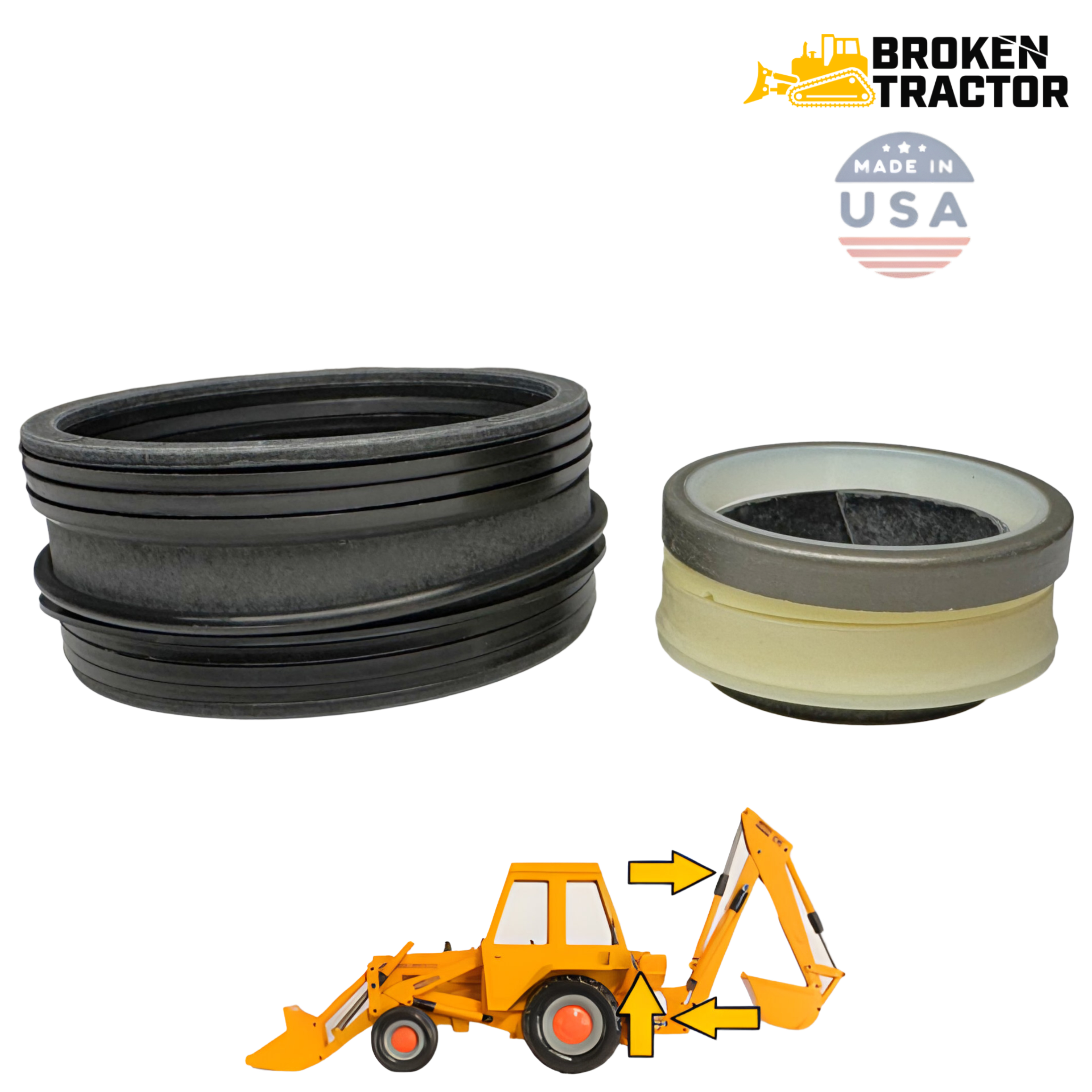 吉光窯 kikko Crack Cylinder Short Line Parts Koyker 110 Loader Boom Cylinder - Right