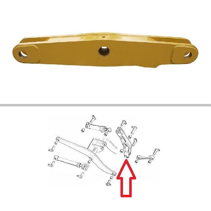 Case 921E Wheel Loader Bellcrank -- 87664597