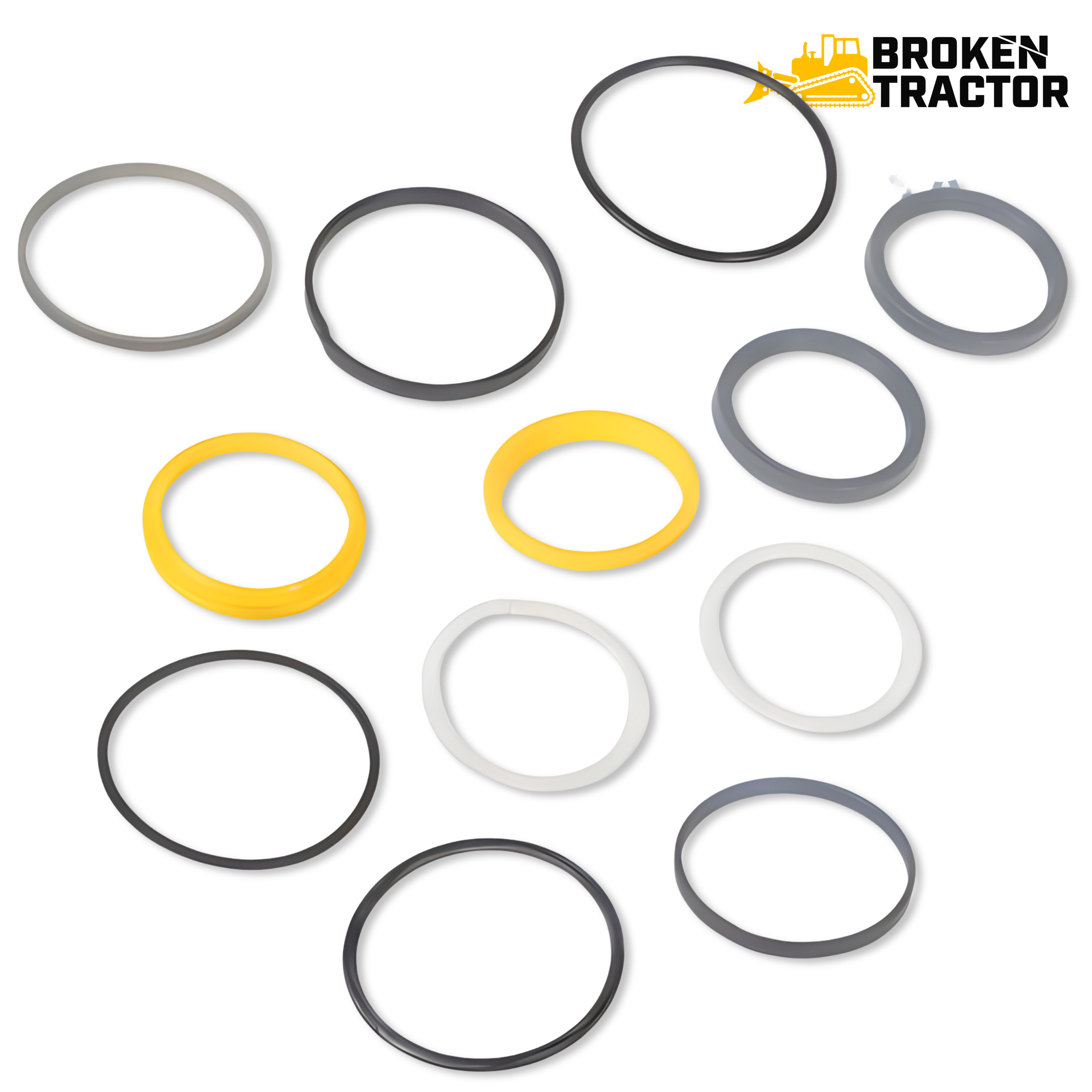 さきさん専用 Case Backhoe Steering Cylinder Kit (3-Bolt Style) | Broken T