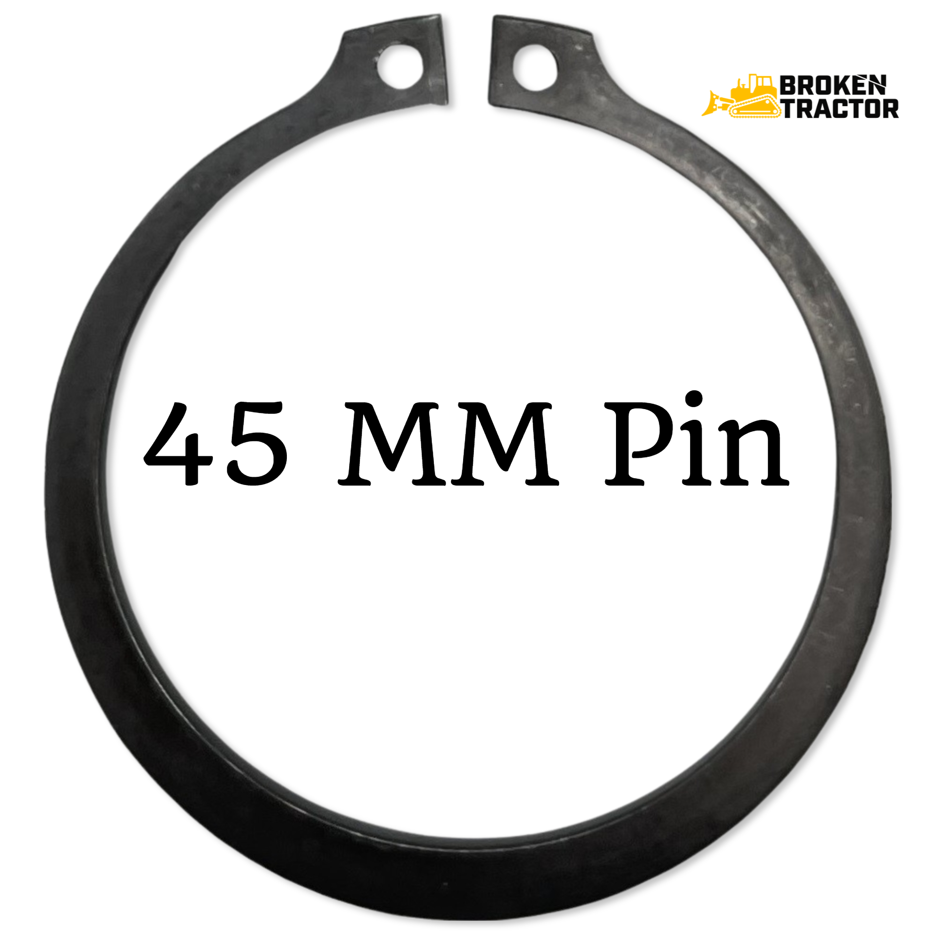 Snap Ring for 45 mm Pin on Case 580N, 580SN, 590SN | Broken