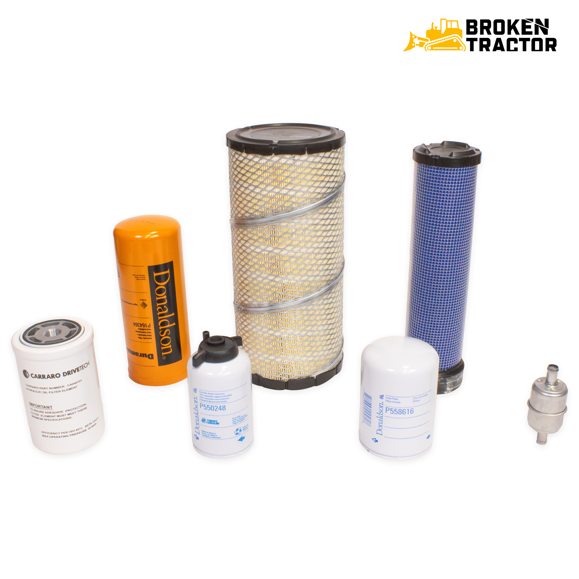 Case 580L, 580 Super L (Series II) Turbo Filter Kit | Broken