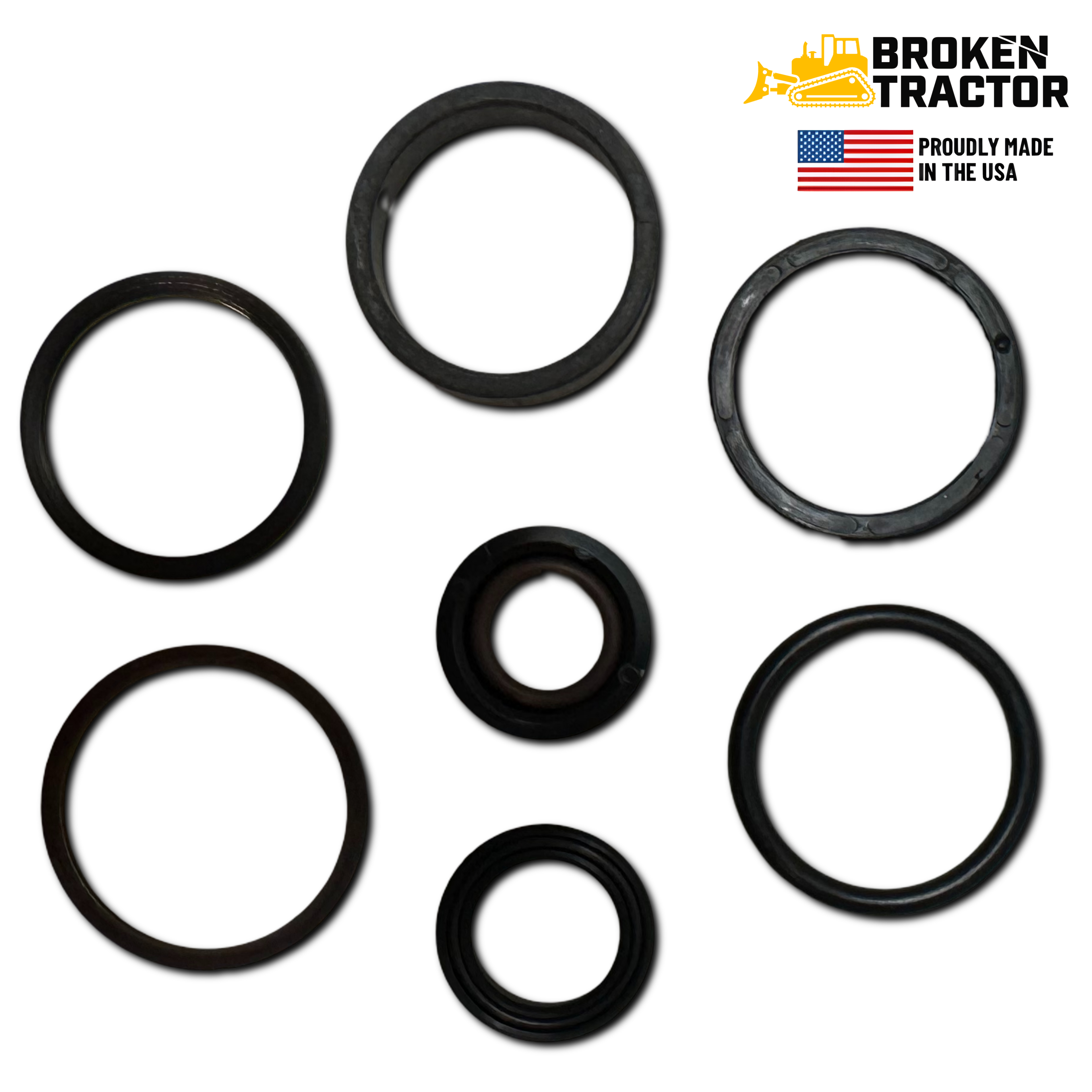 Power Steering Cylinder Seal Kit | Broken Tractor | D148100