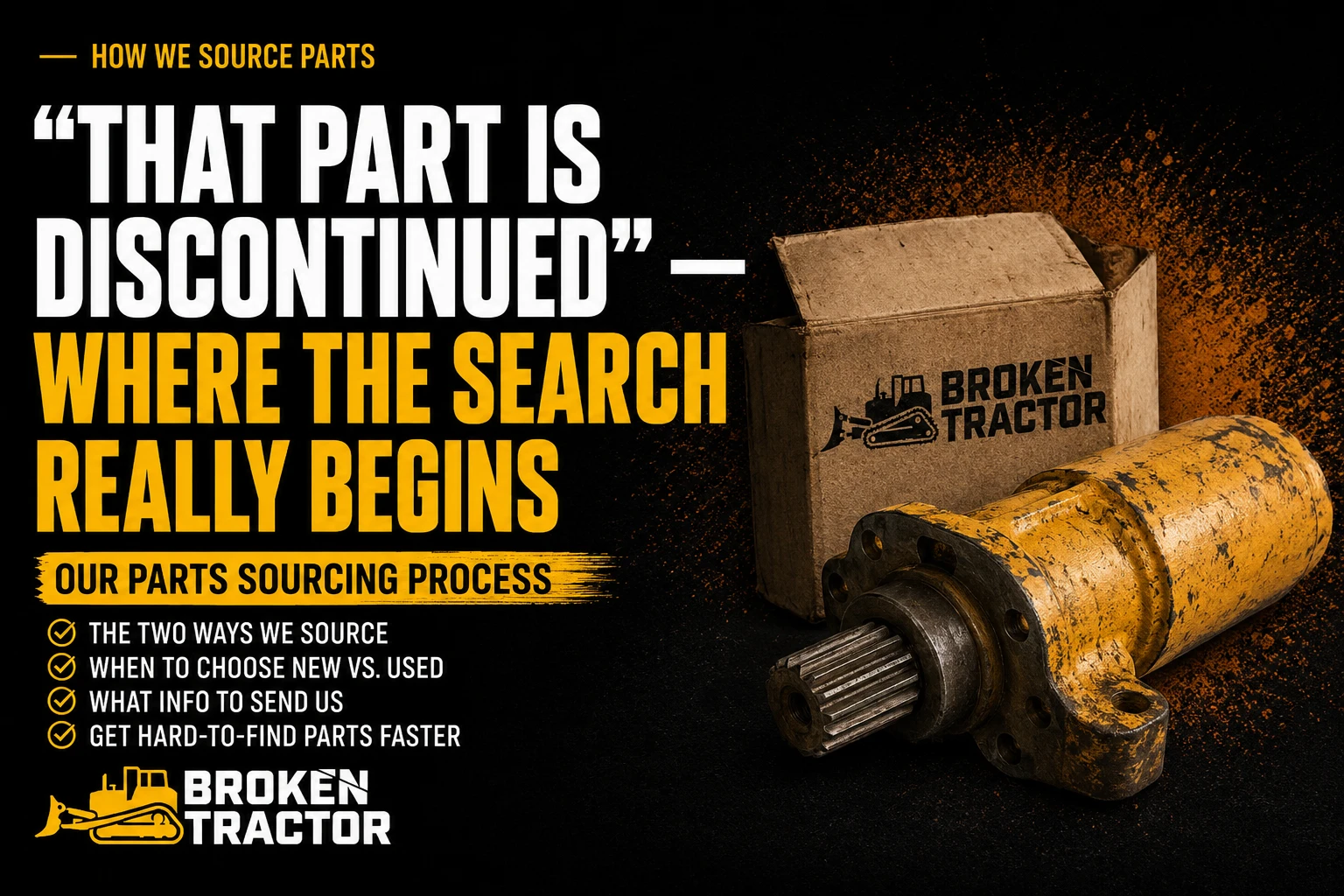 "That Part Is Discontinued" — Where the Search Really Begins