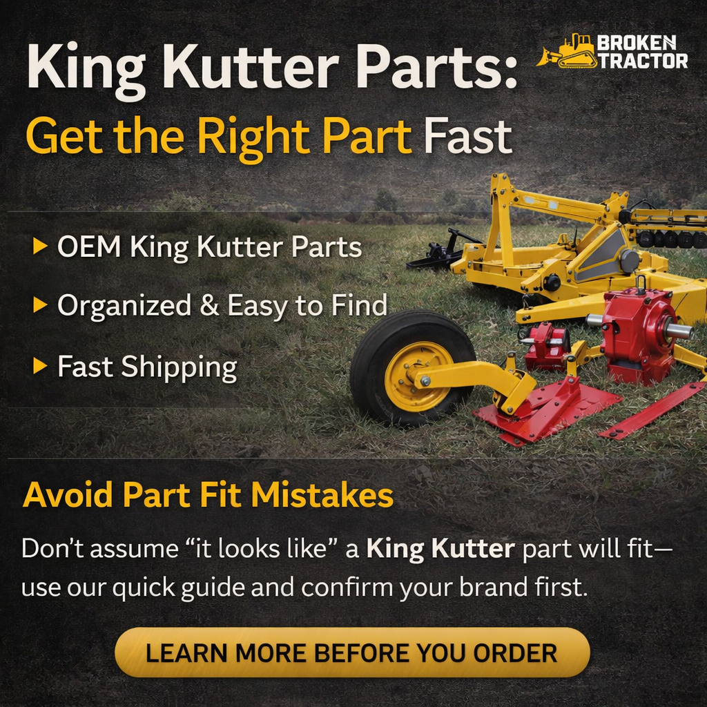 Broke a King Kutter Part? Here’s the Fastest Way to Get the Right Replacement (Without Guessing)