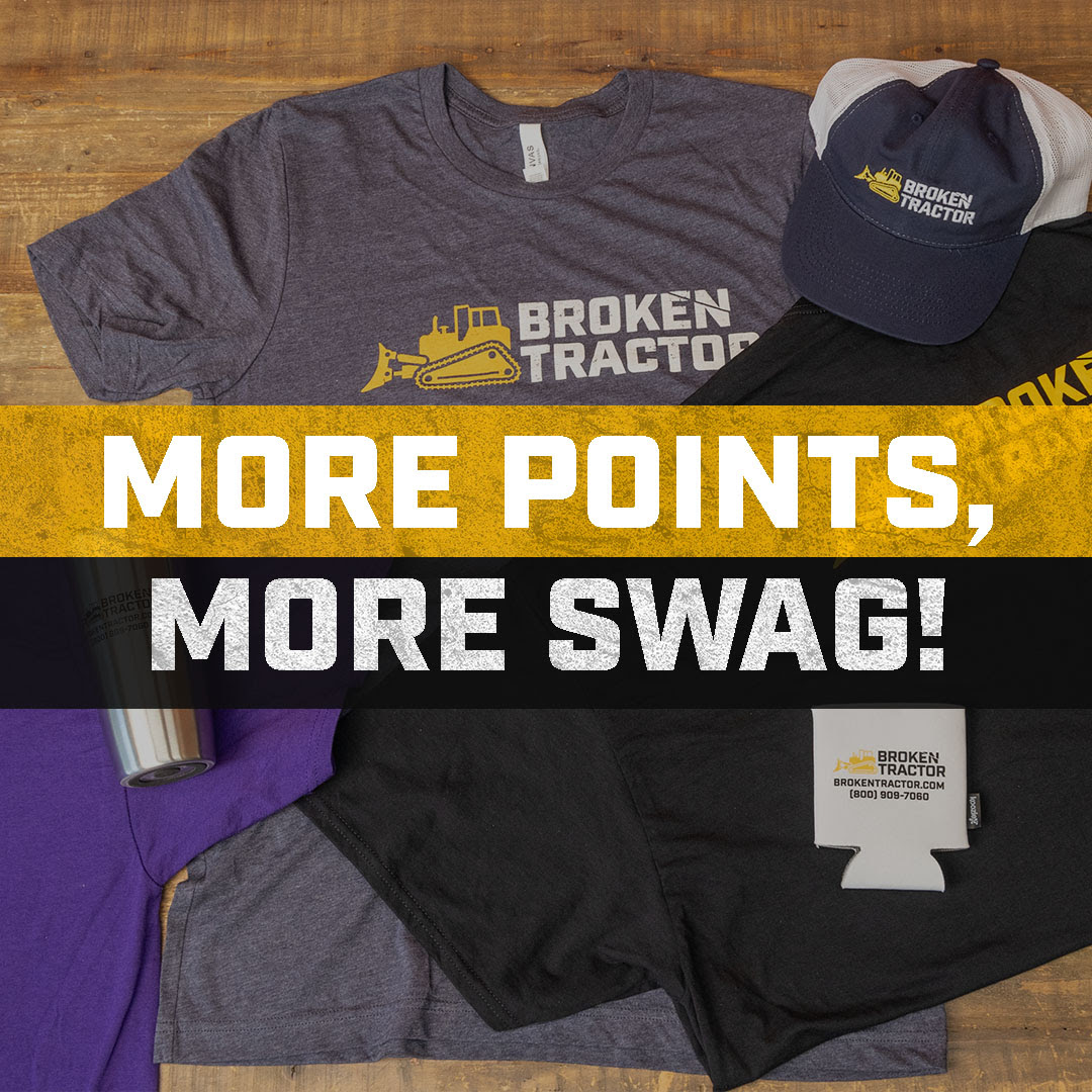 Earn Discounts & Rewards with Broken Tractor's Loyalty Program
