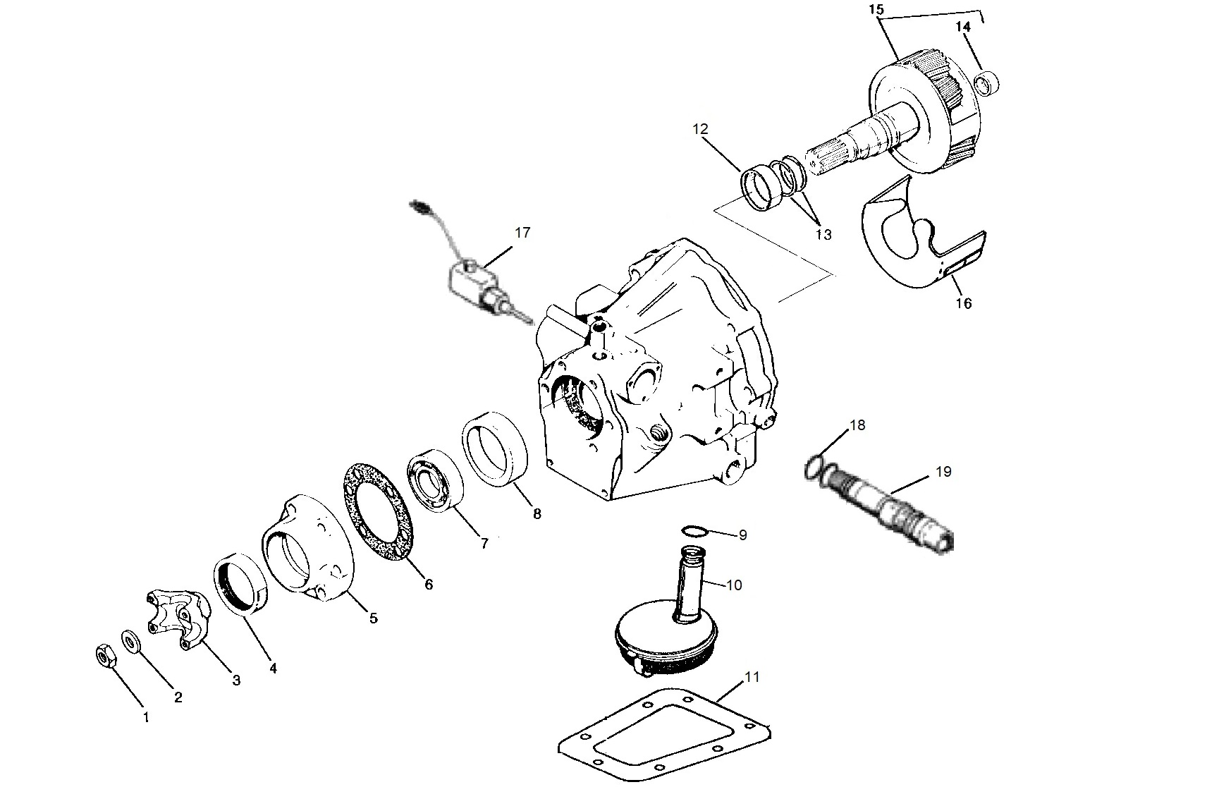 Case Backhoe Shuttle Planetary and Valve 580C, 580D, 580E, 580K, 580