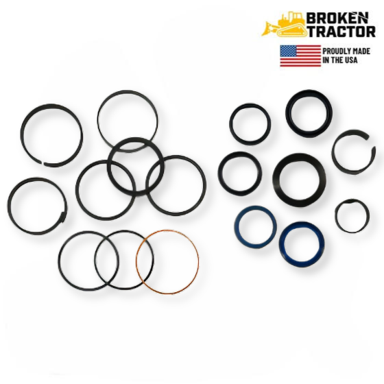 RE18732 Backhoe Boom Swing Cylinder Seal Kit Fits John Deere 350-550 9250 9550