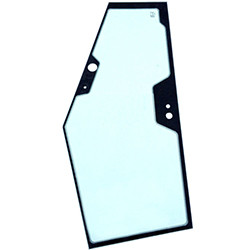 Cab Door Glass for Case 650K, 750K, 850K Dozers (Left) | Bro