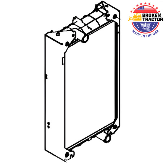 Case 844 Radiator John Deere Radiator for 844L Loader | Broken Tractor