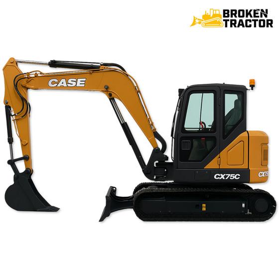 mc★ Case CX75C SR Midi Excavator – Parts, Specs