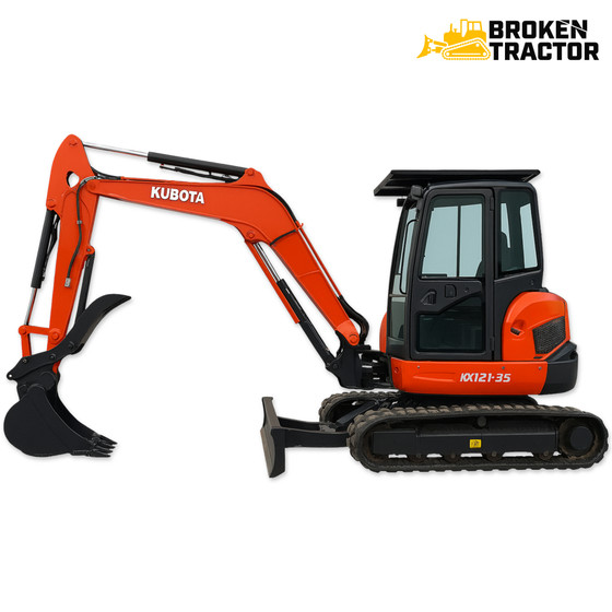 Kubota KX121-3S Mini Excavator | Specs, Parts & Thumb Contro