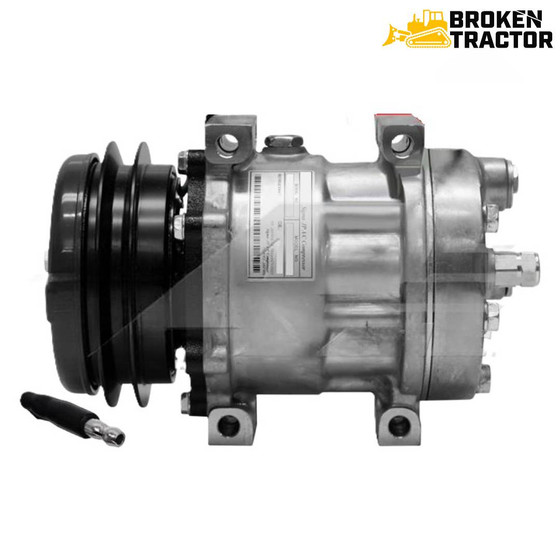 AC Compressor for Case & Kobelco Excavators | Broken Tractor