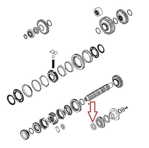 Transmission Thrust Washer | Broken Tractor | 181154A1