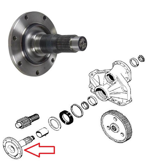 Case Dozer Sprocket Shaft -- A51737