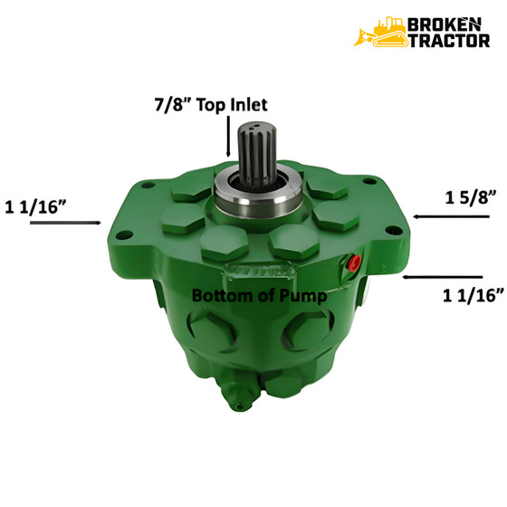 Hydraulic Pump for John Deere - Fits Ag and Industrial | Bro